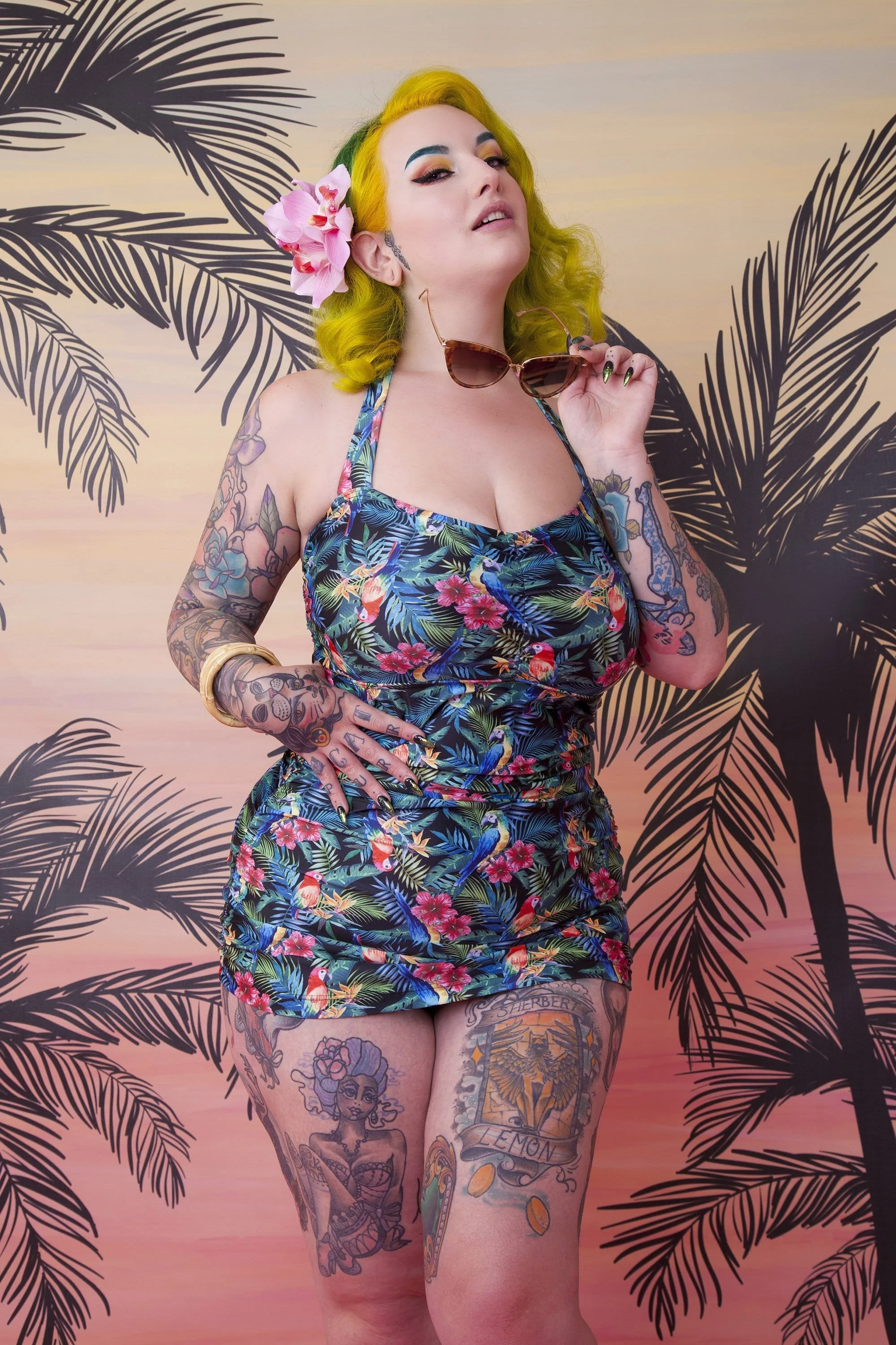 Collectif Jungle Balcony swimsuit - Image 2