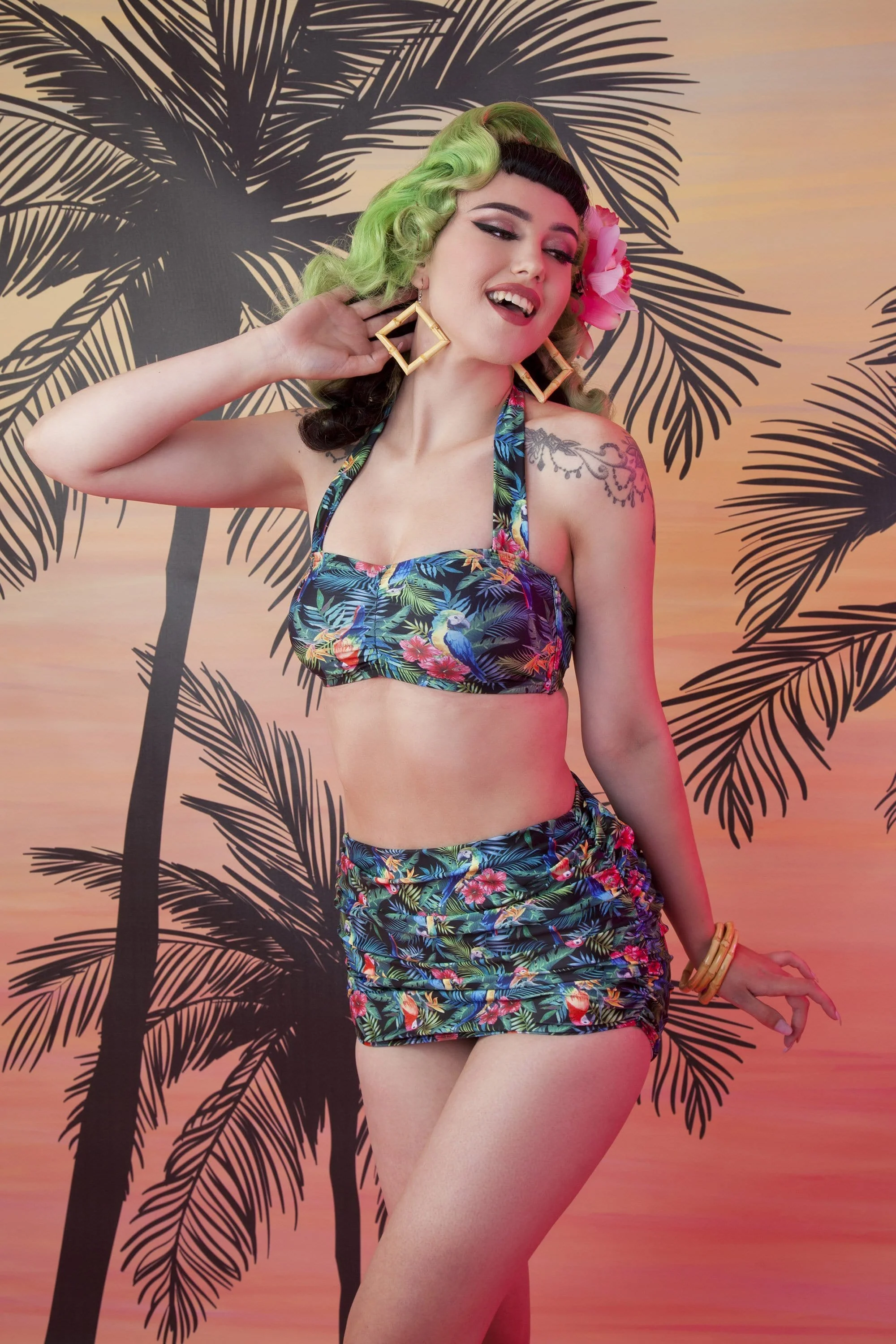 Collectif Jungle Skirted brief - Image 2