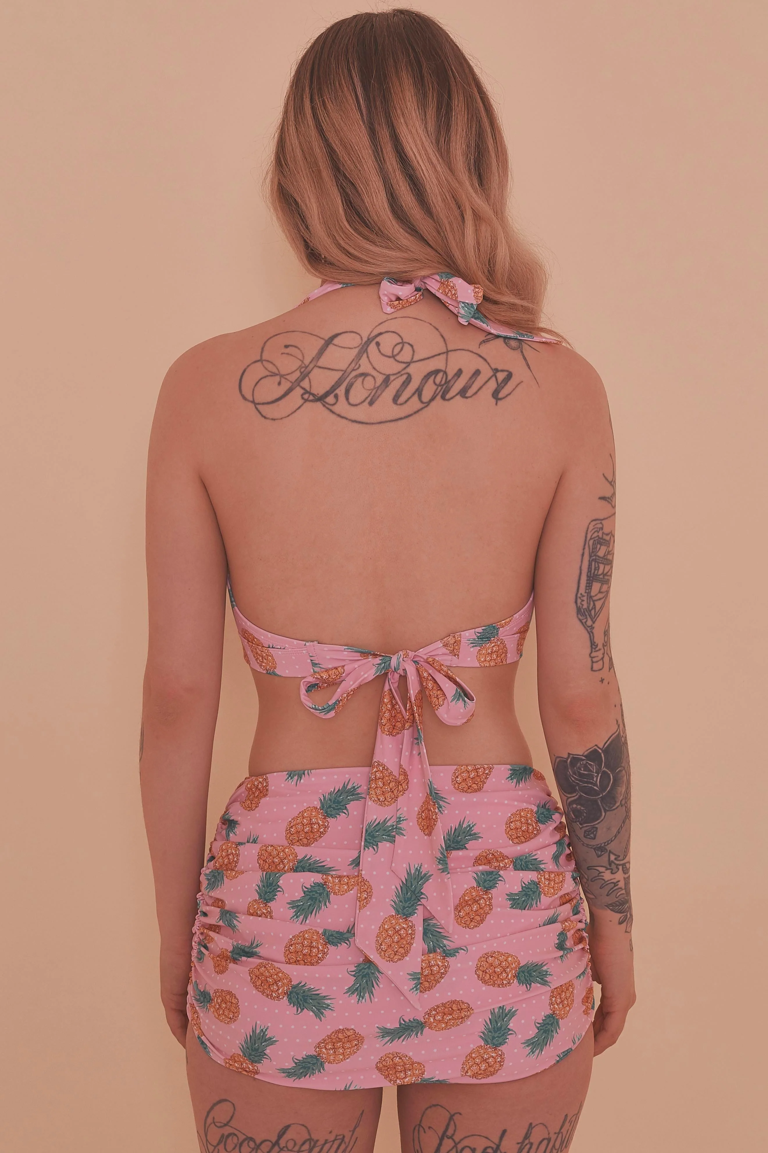 Collectif Pineapple Ruched Triangle Bikini Top - Image 5