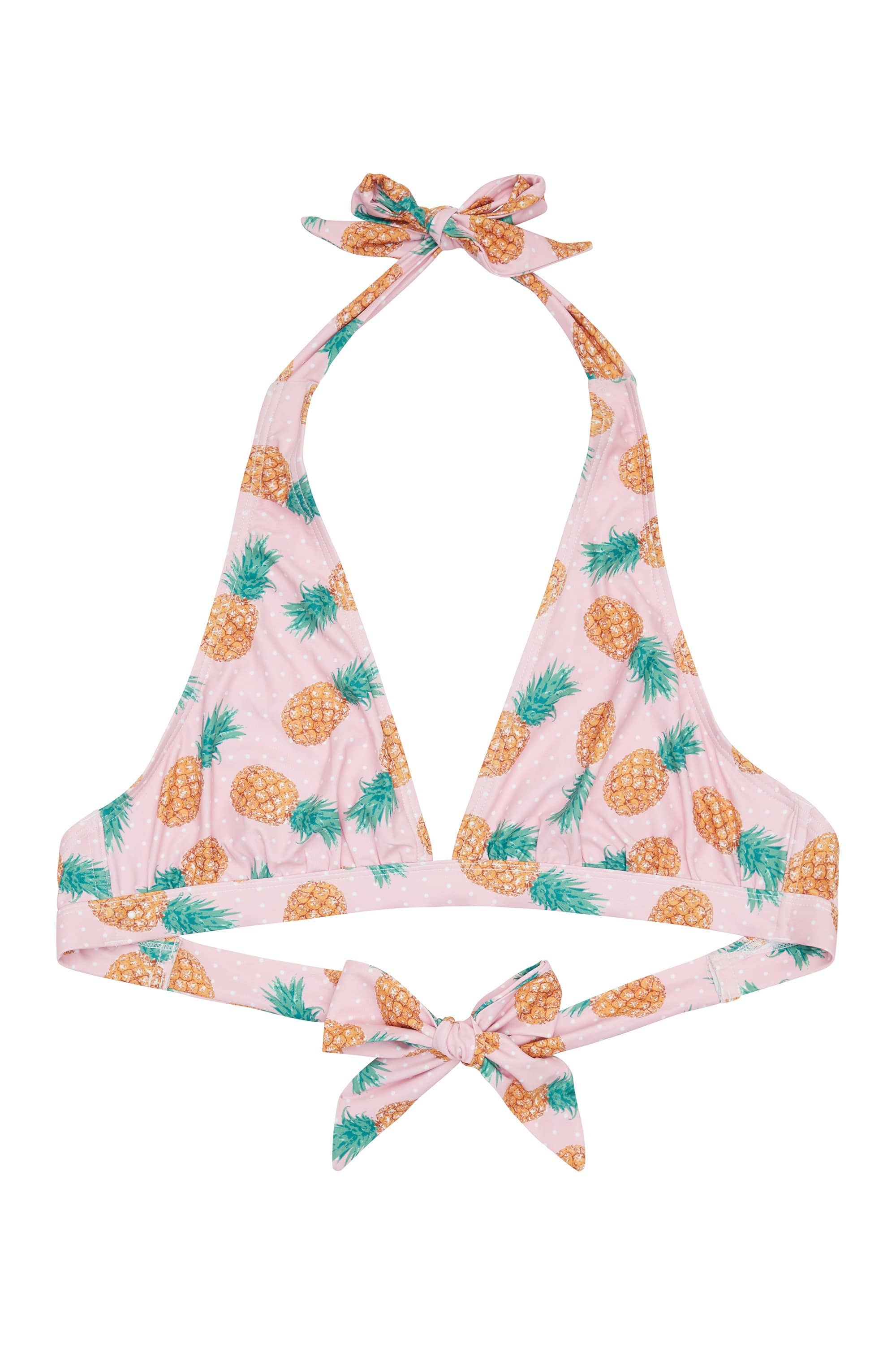 Collectif Pineapple Ruched Triangle Bikini Top - Image 6