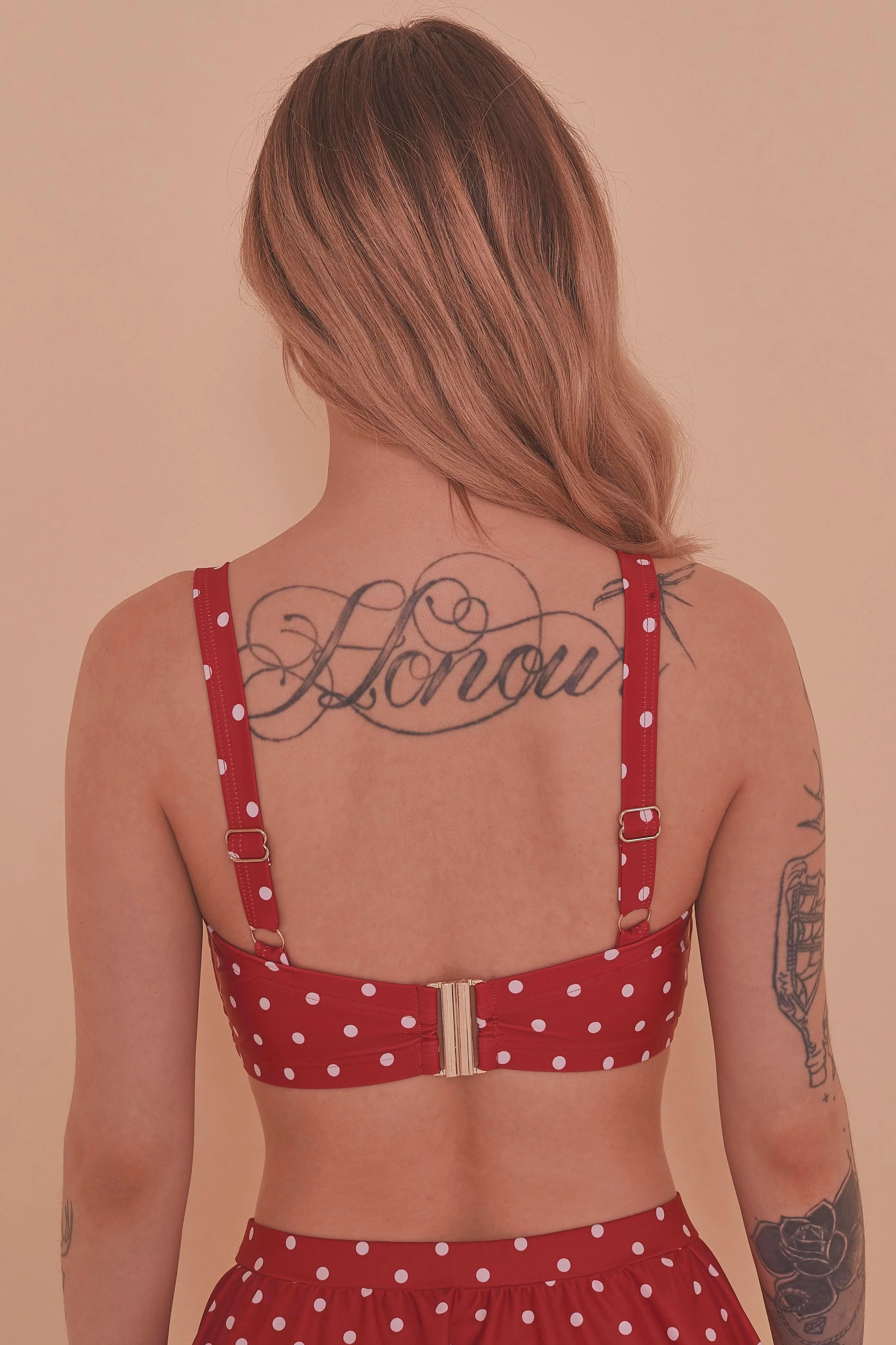 Collectif Polka Dot Knot Bikini Top - Image 5