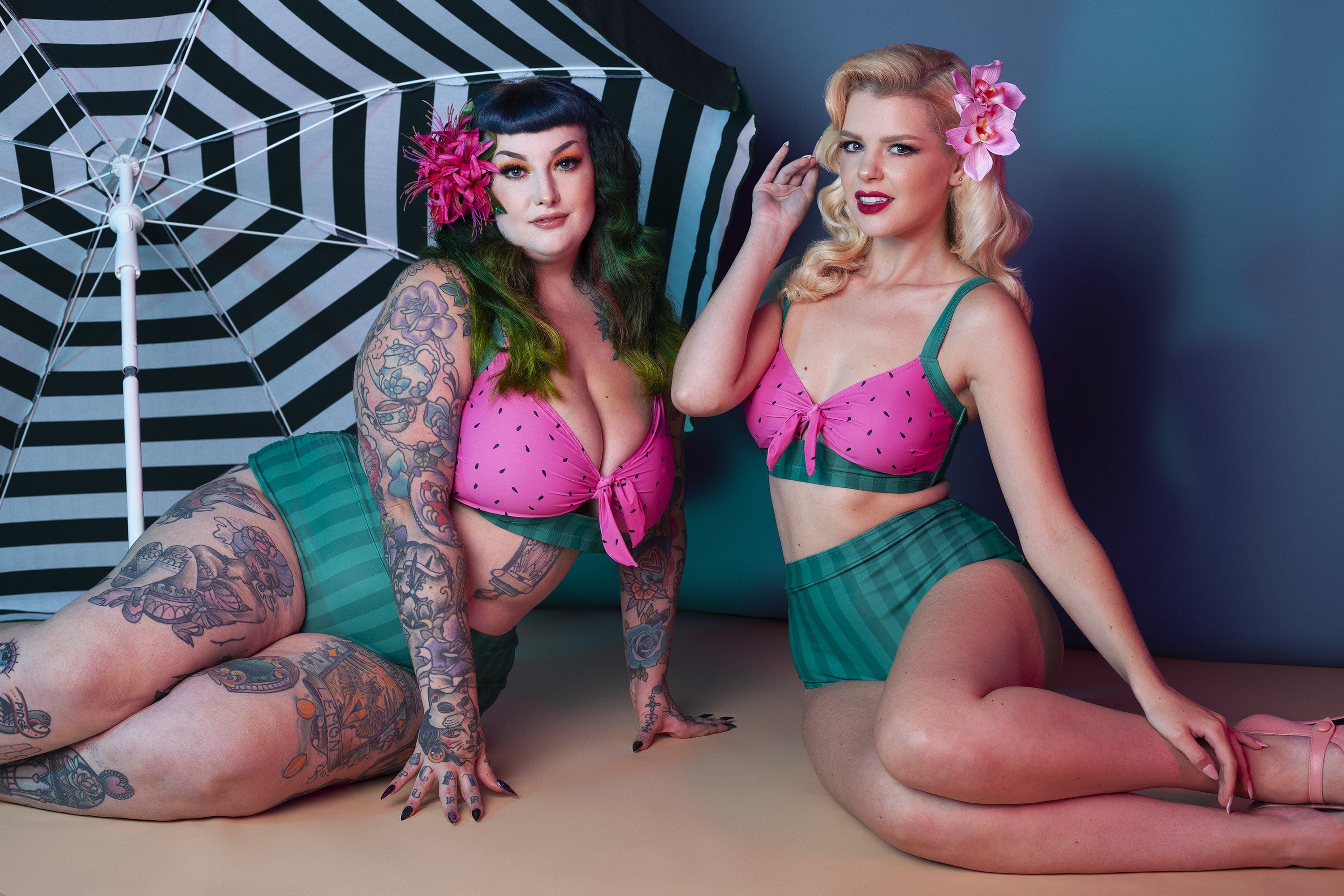Collectif Watermelon Knot Bikini Top - Image 7
