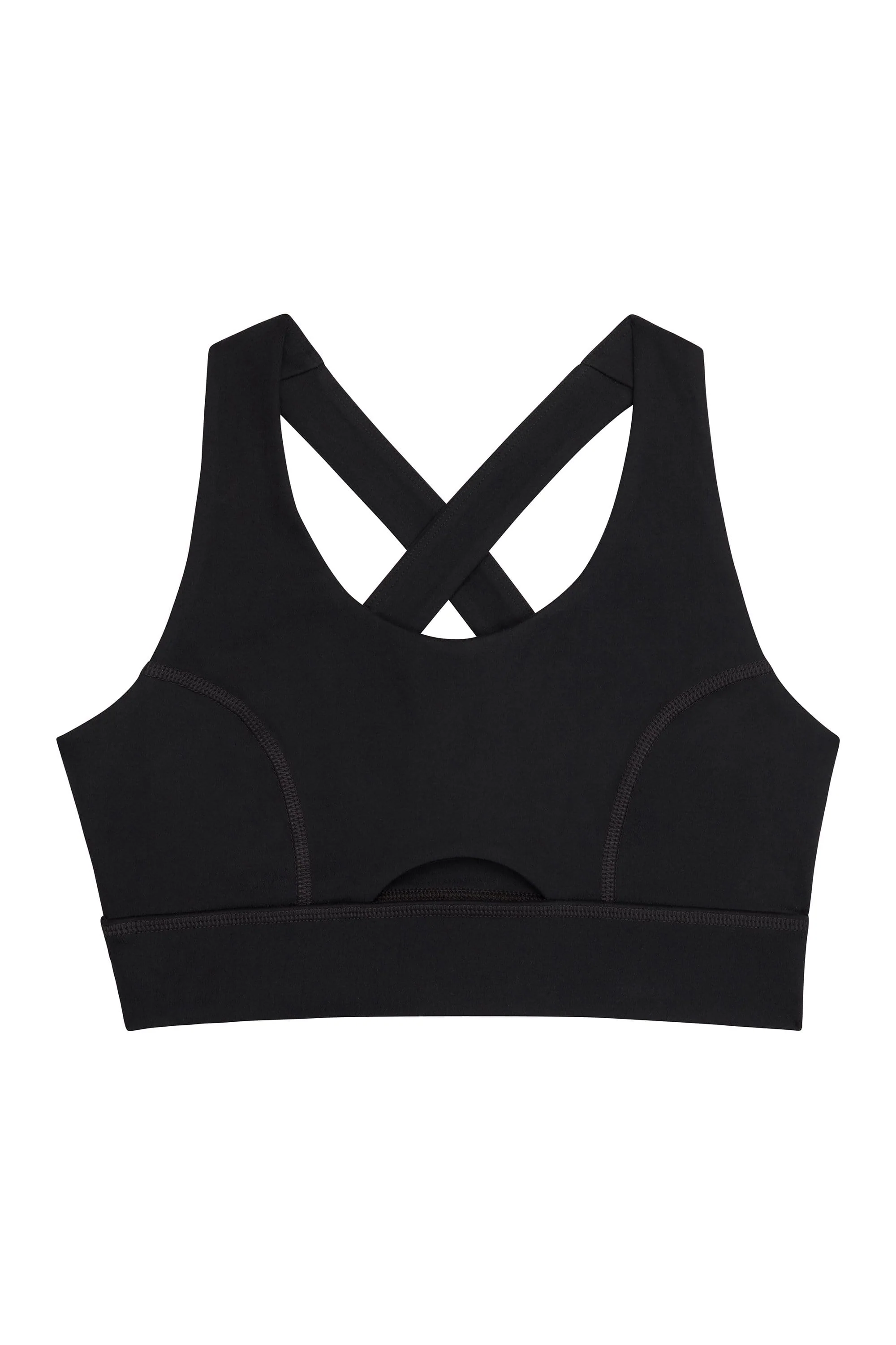 Cross Back Bra Black Curve - Image 3