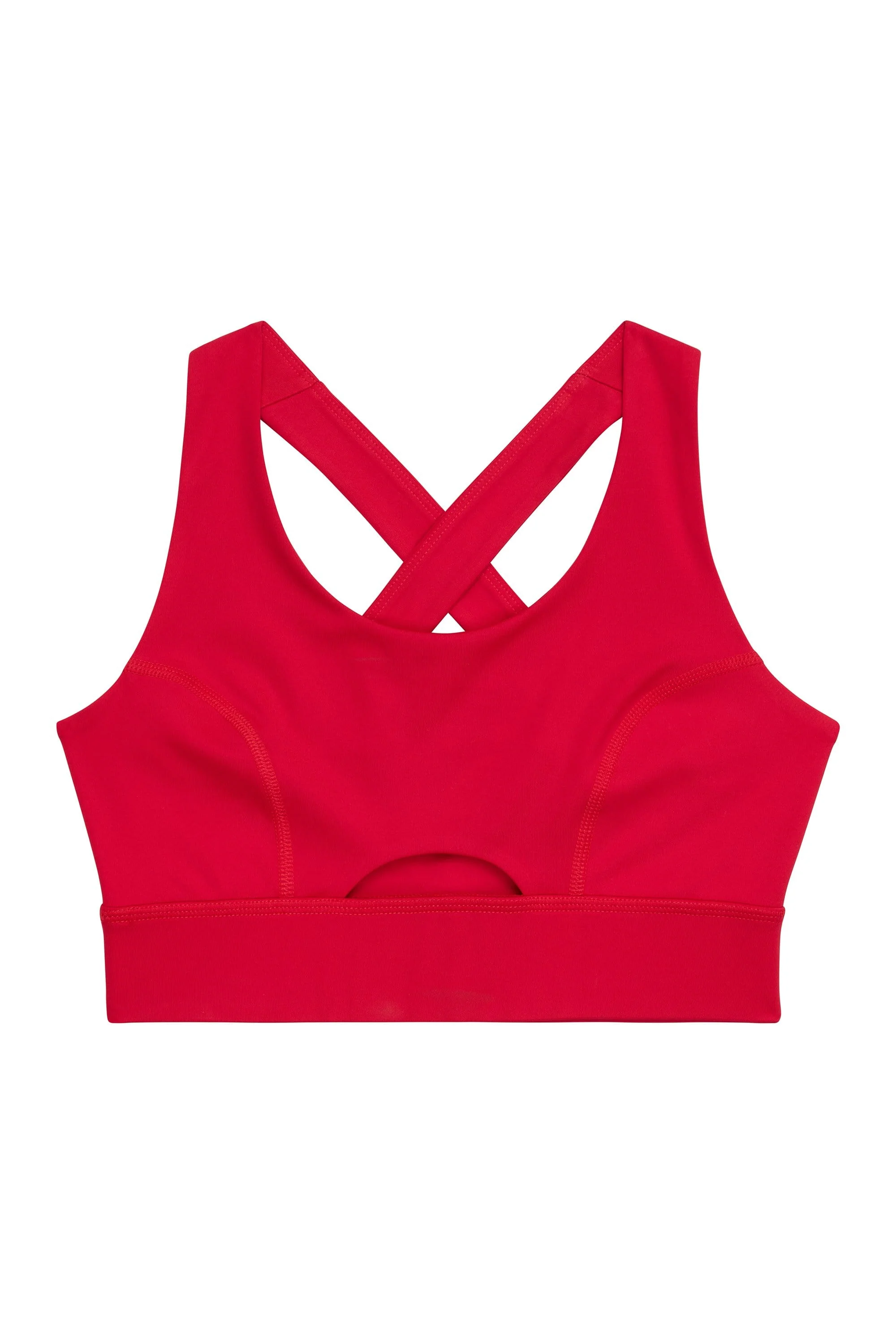 Cross Back Bra Red Curve - Image 3
