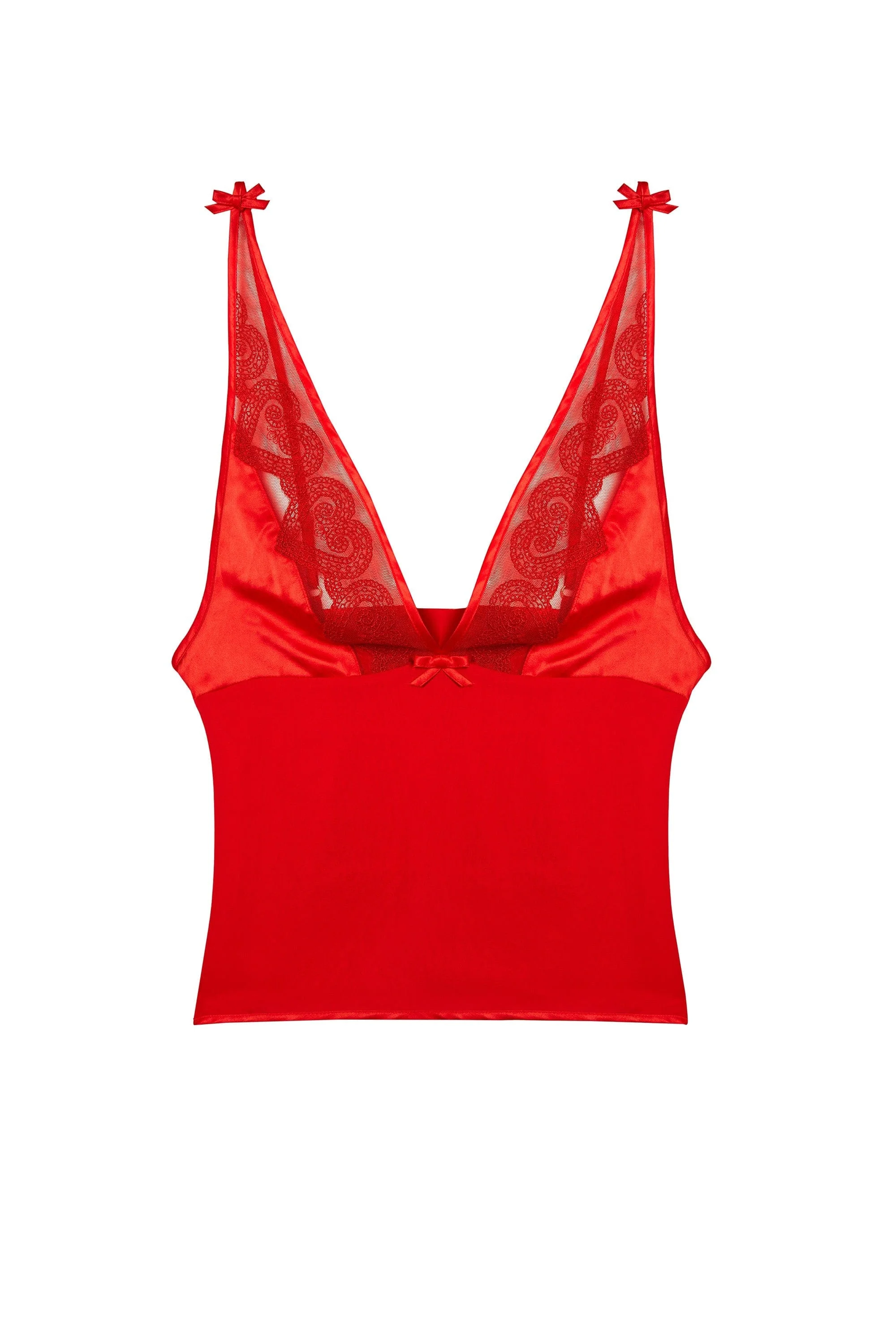 Cupid Pink And Red Love Hearts Cami Top & Shorts - Image 8