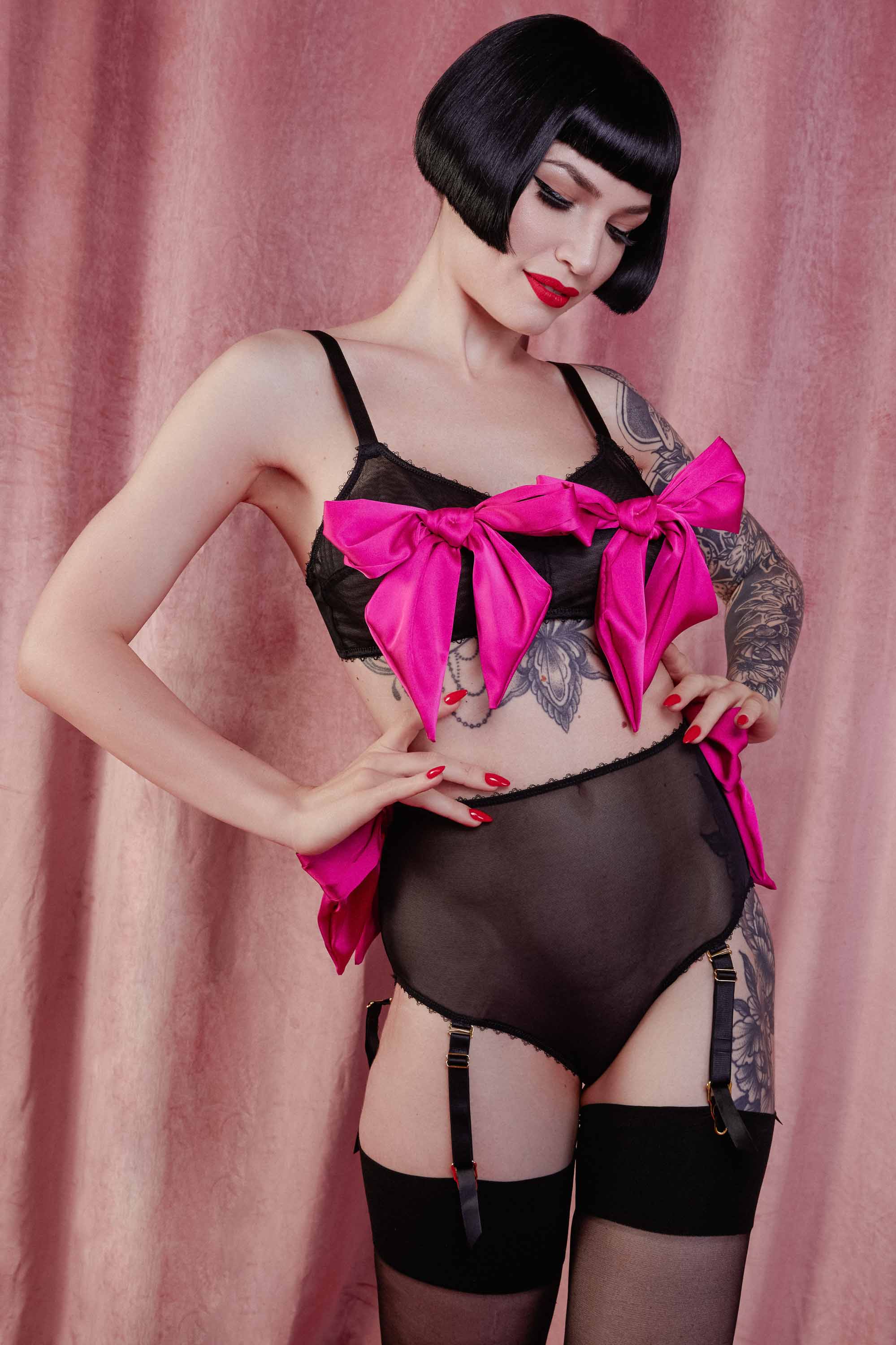 Dahlia Birthday Bow Wireless Bra - Image 2