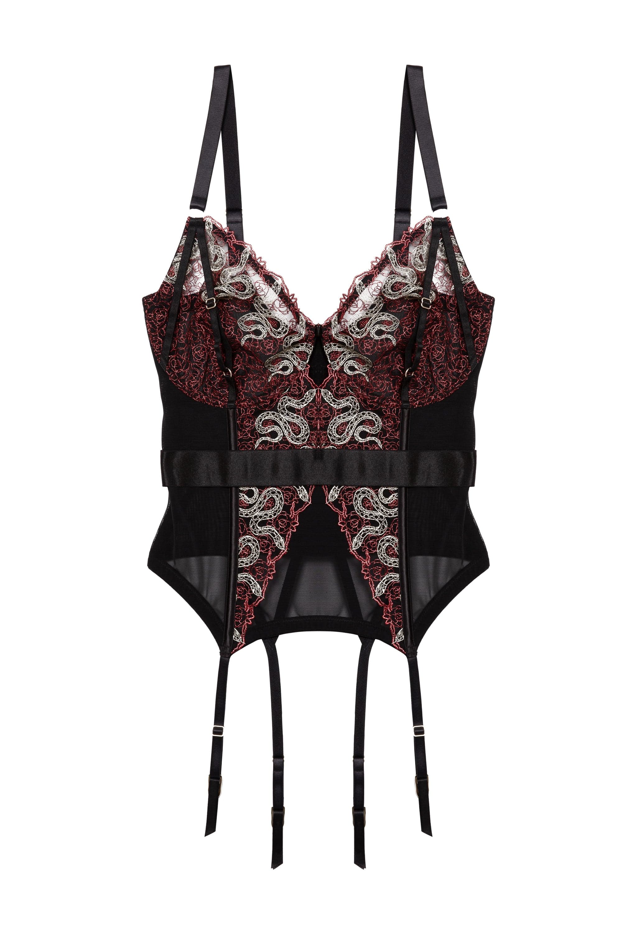 Dakota Red Snake Embroidered Basque - Image 5