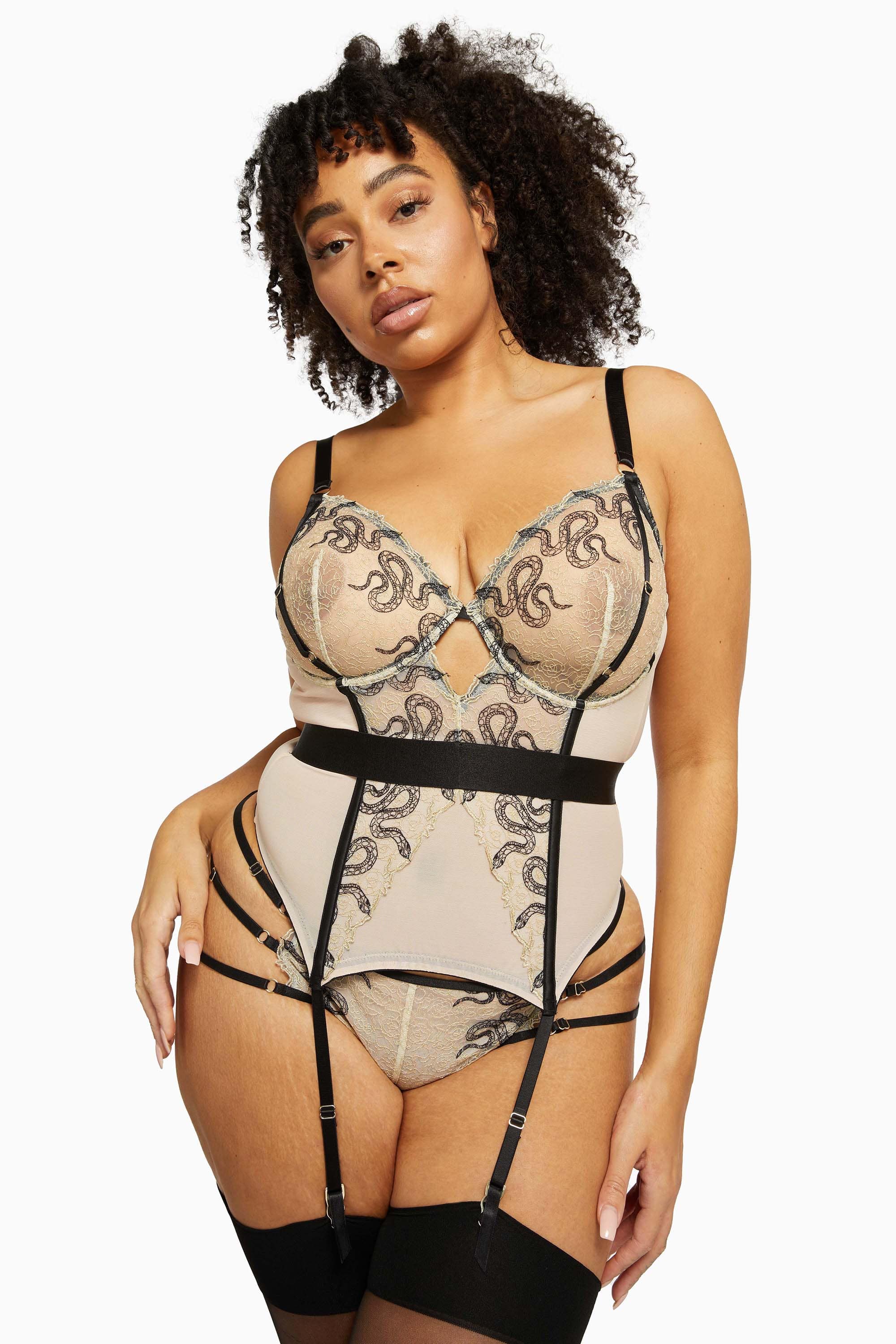 Dakota Snake Basque with Cut Out Front - Image 13