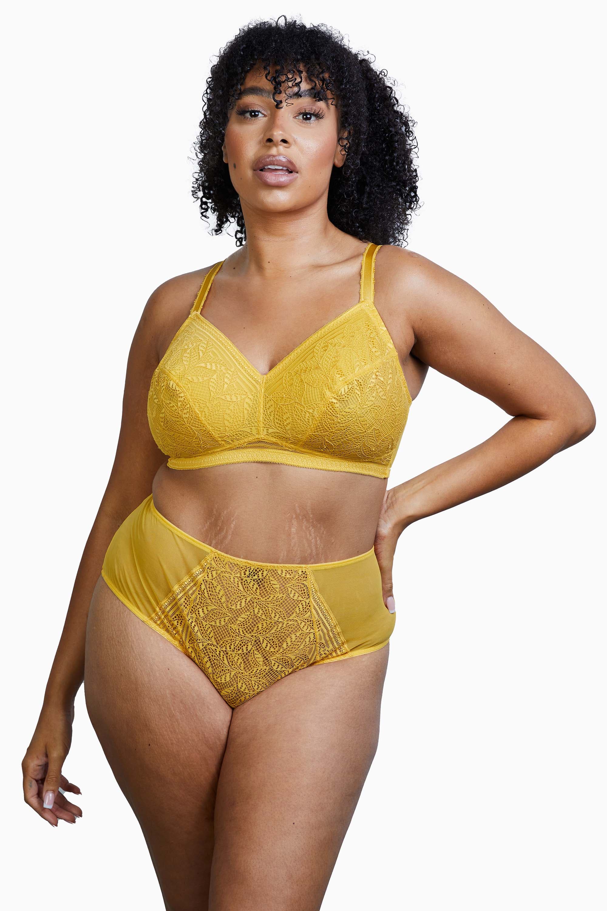 Emma Mustard Yellow Ultimate Comfort Wireless Bra - Image 3