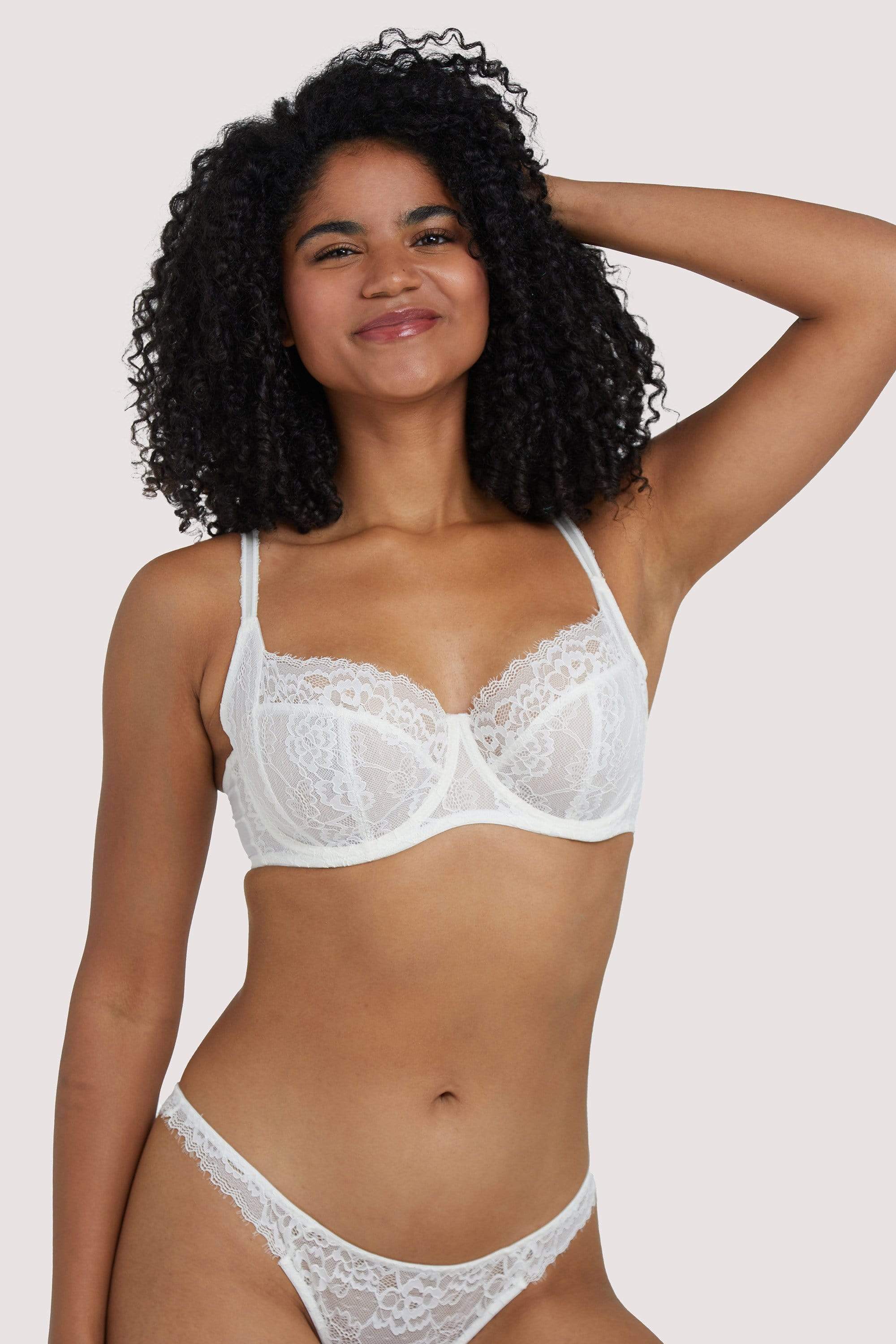 Rosalyn Ivory Full Coverage Bra - Image 6