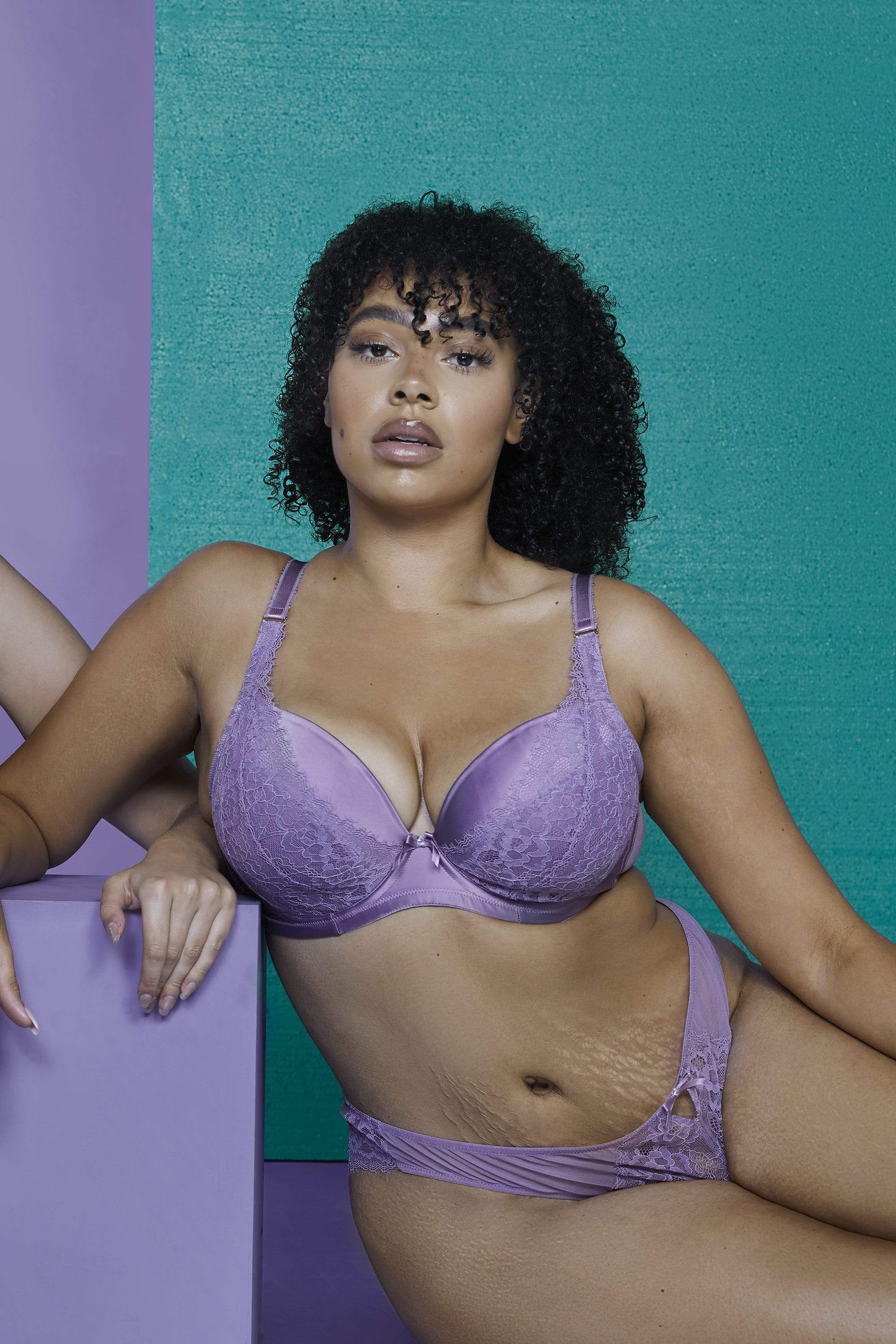 Sophia Heather Purple Brazilian Brief - Image 6