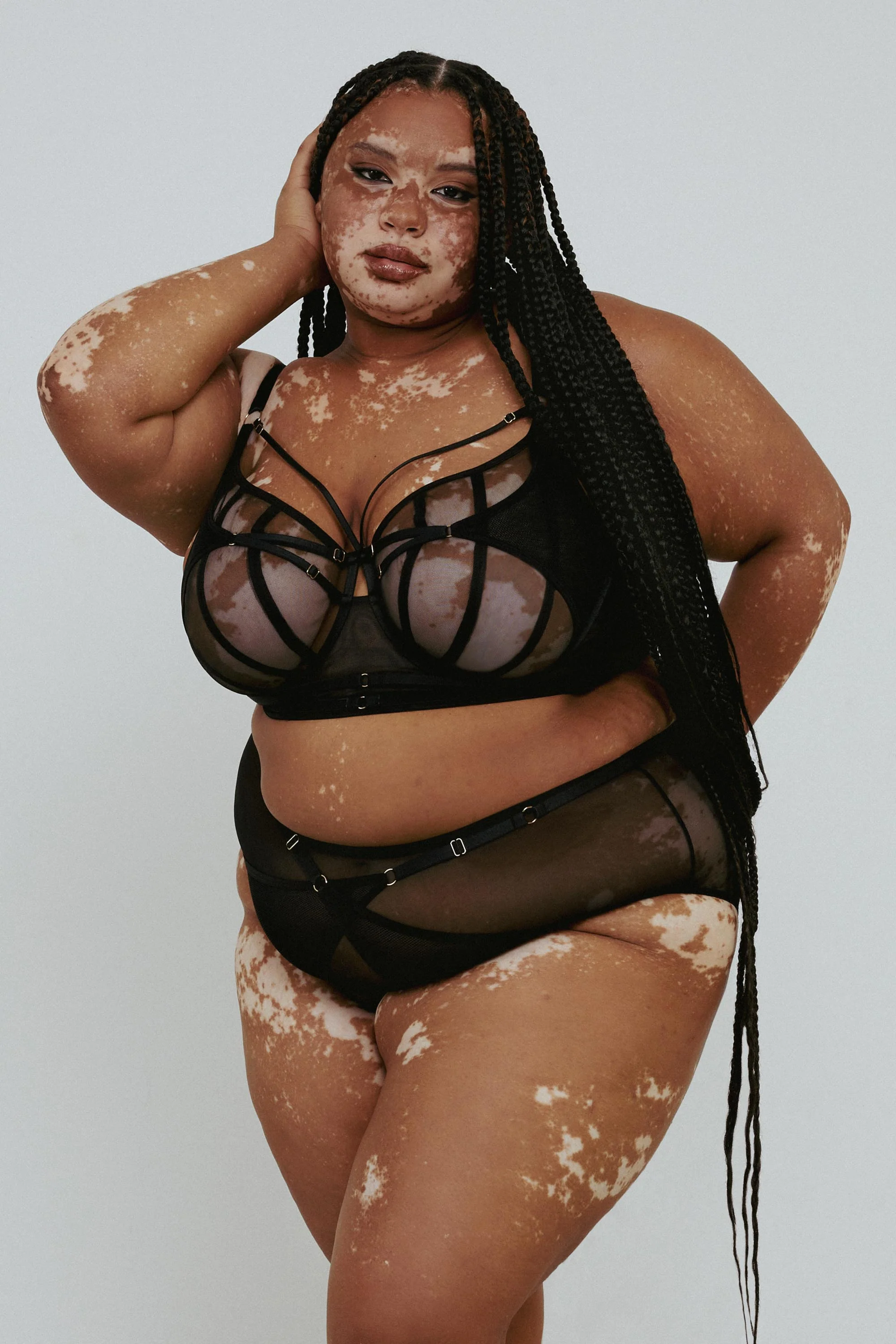 Eddie Black Crossover Wrap Bra - Image 10