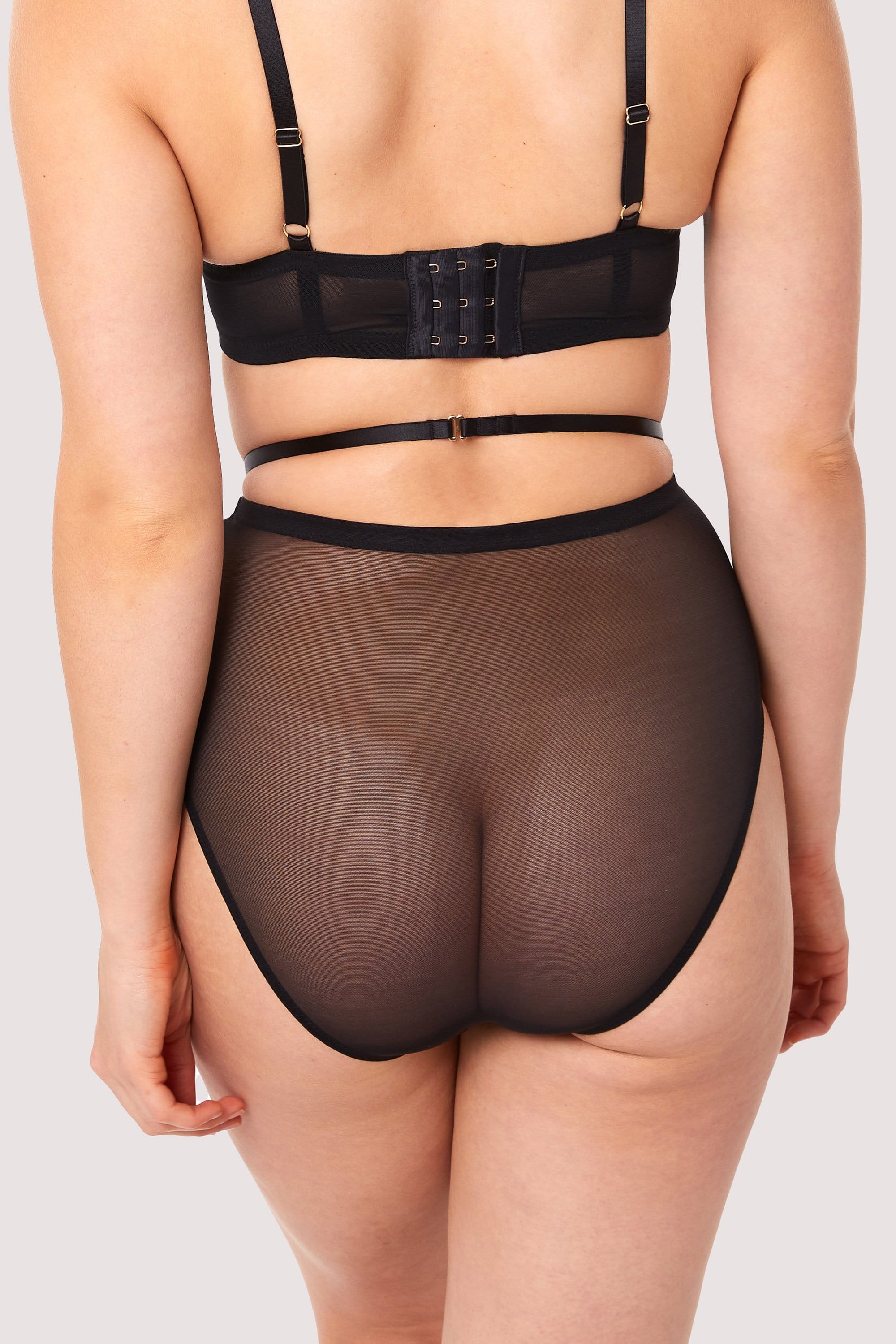 Eddie Black Crossover Wrap High Waist Brief - Image 5