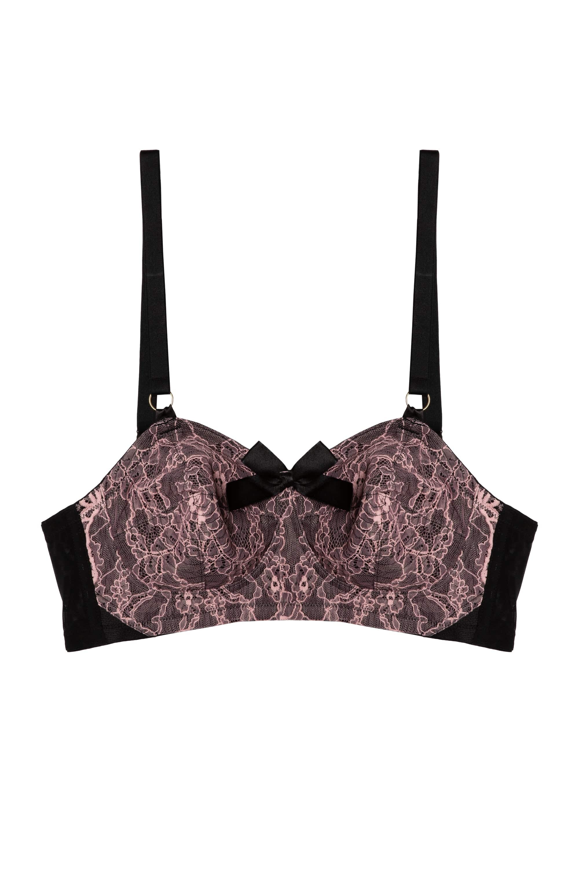 Elsie Pink Spiral Stitch Bullet Bra - Image 5