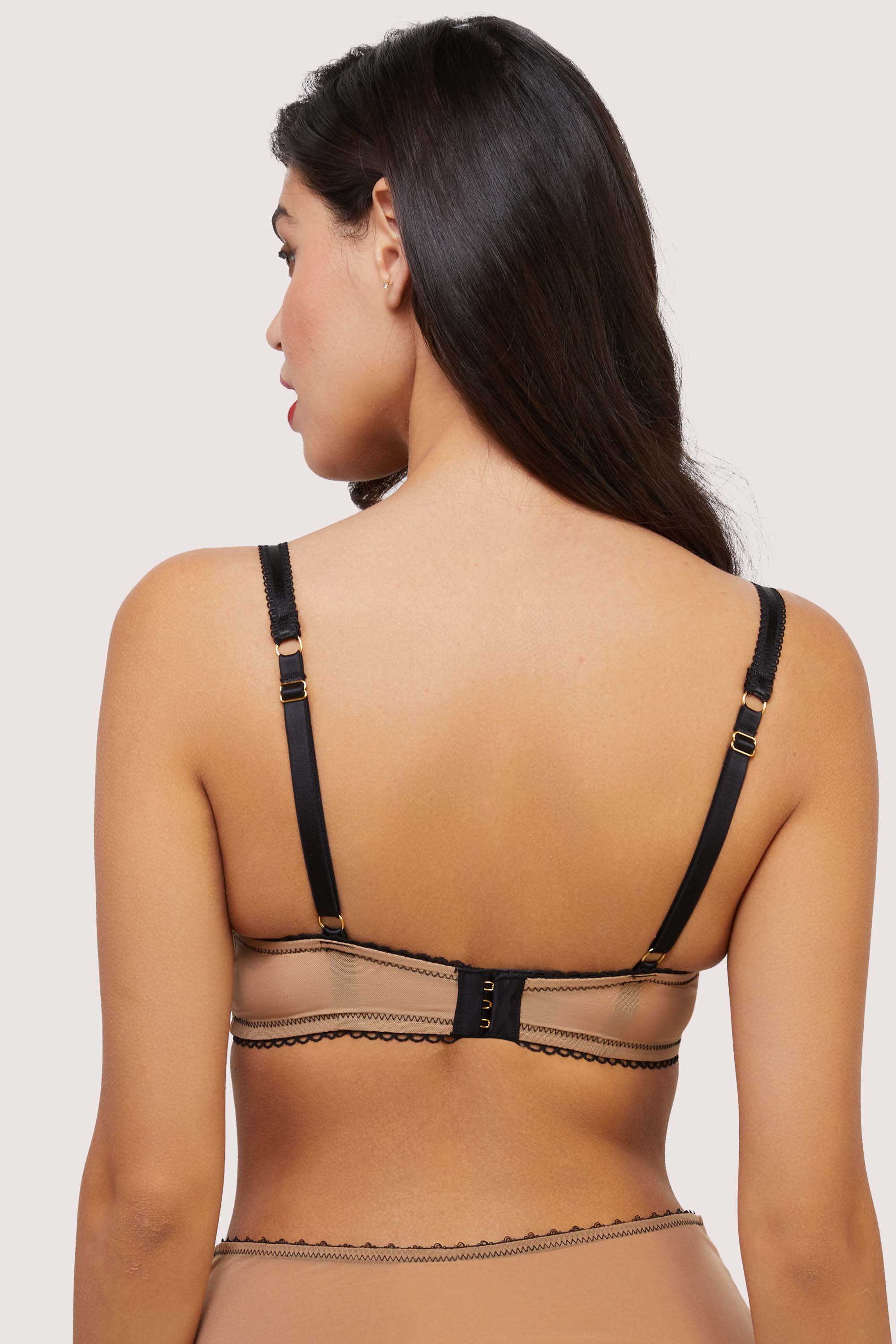 Esme Illusion Net and Fringe Push Up Plunge Set - Image 3