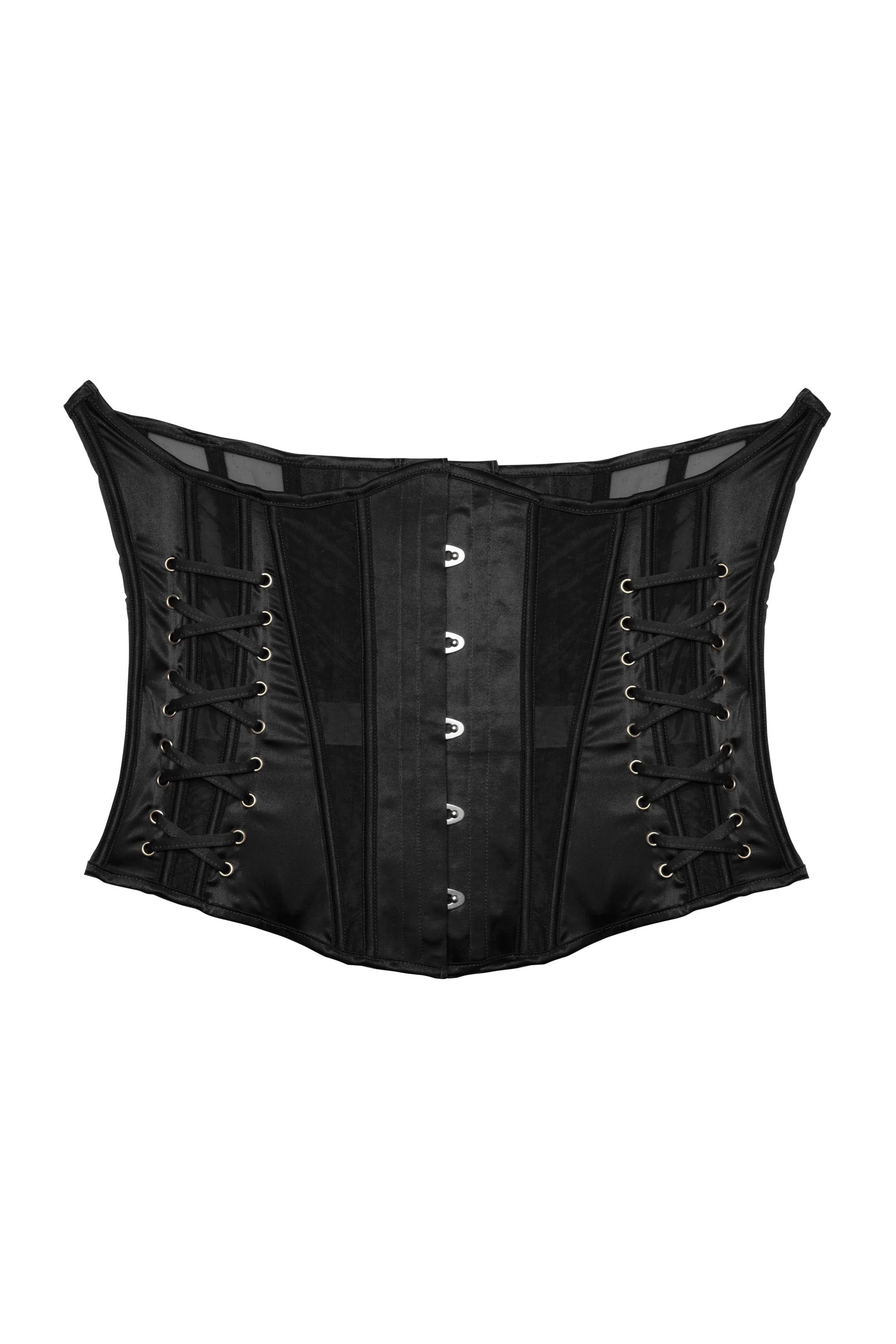 Etta Black Tie Underbust Corset - Image 5