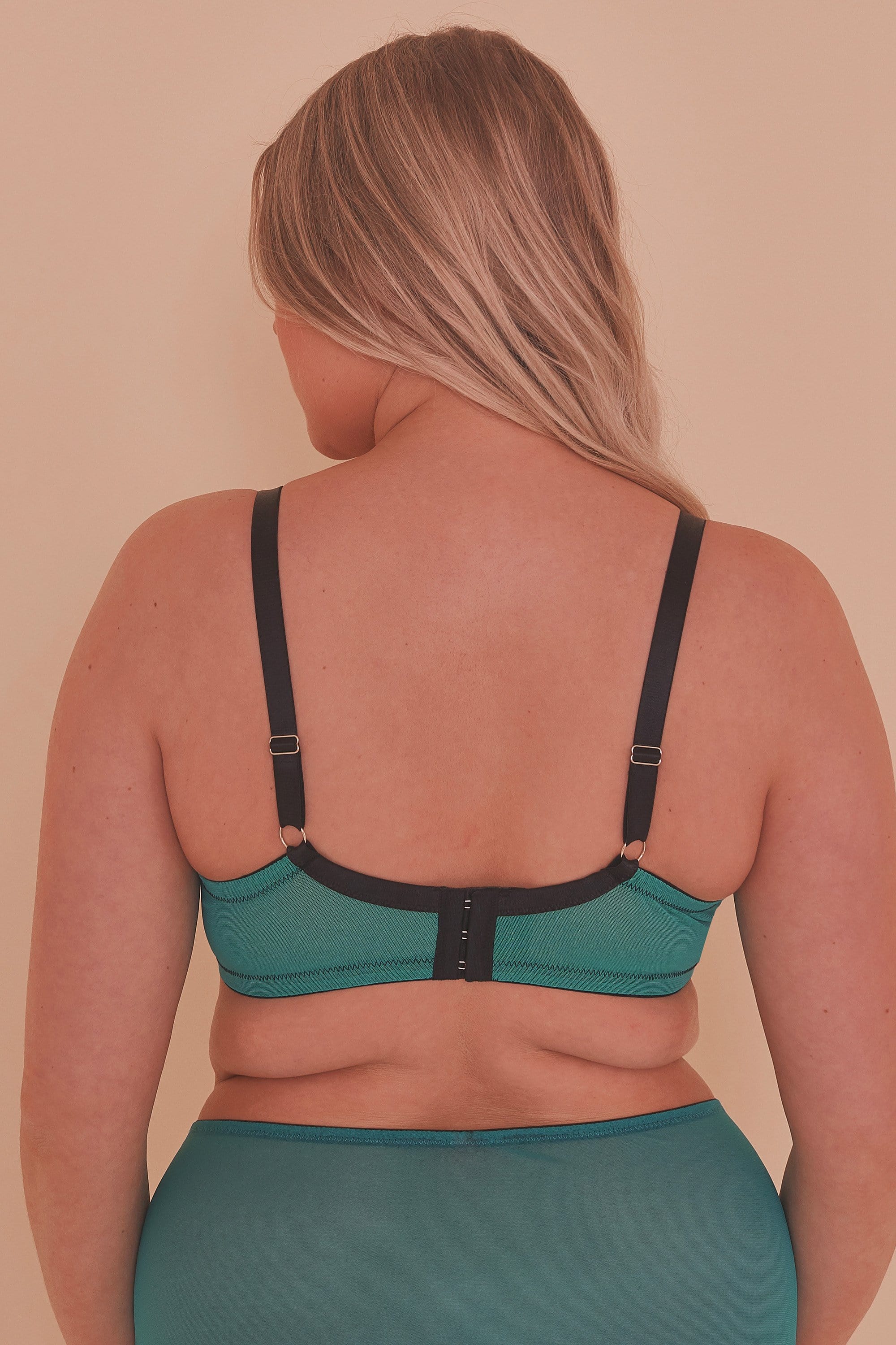 Ezmae Teal Full Bust Bra - Image 7