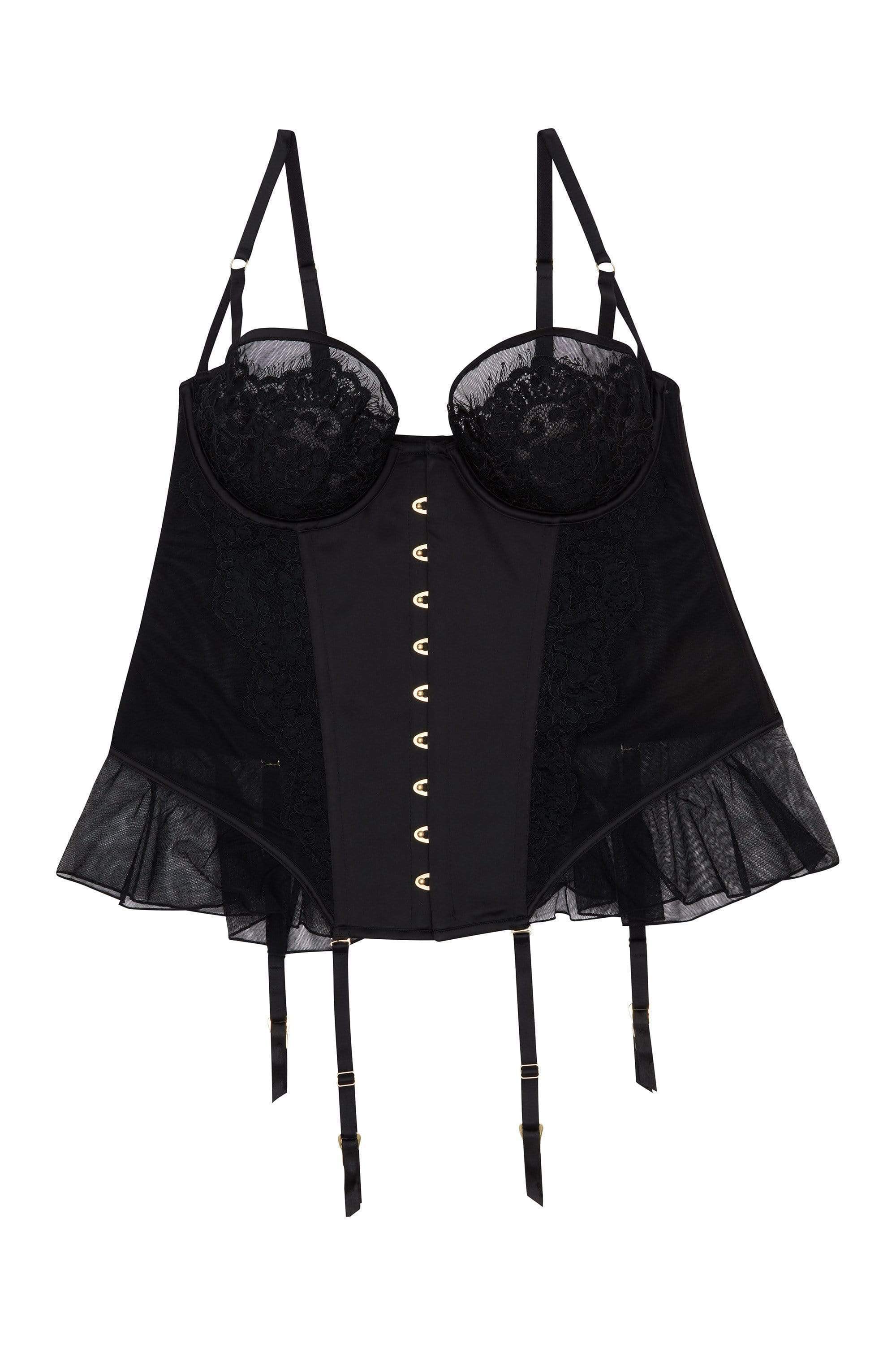 Felicity Hayward Anna Lace and Mesh Basque curve - Image 5