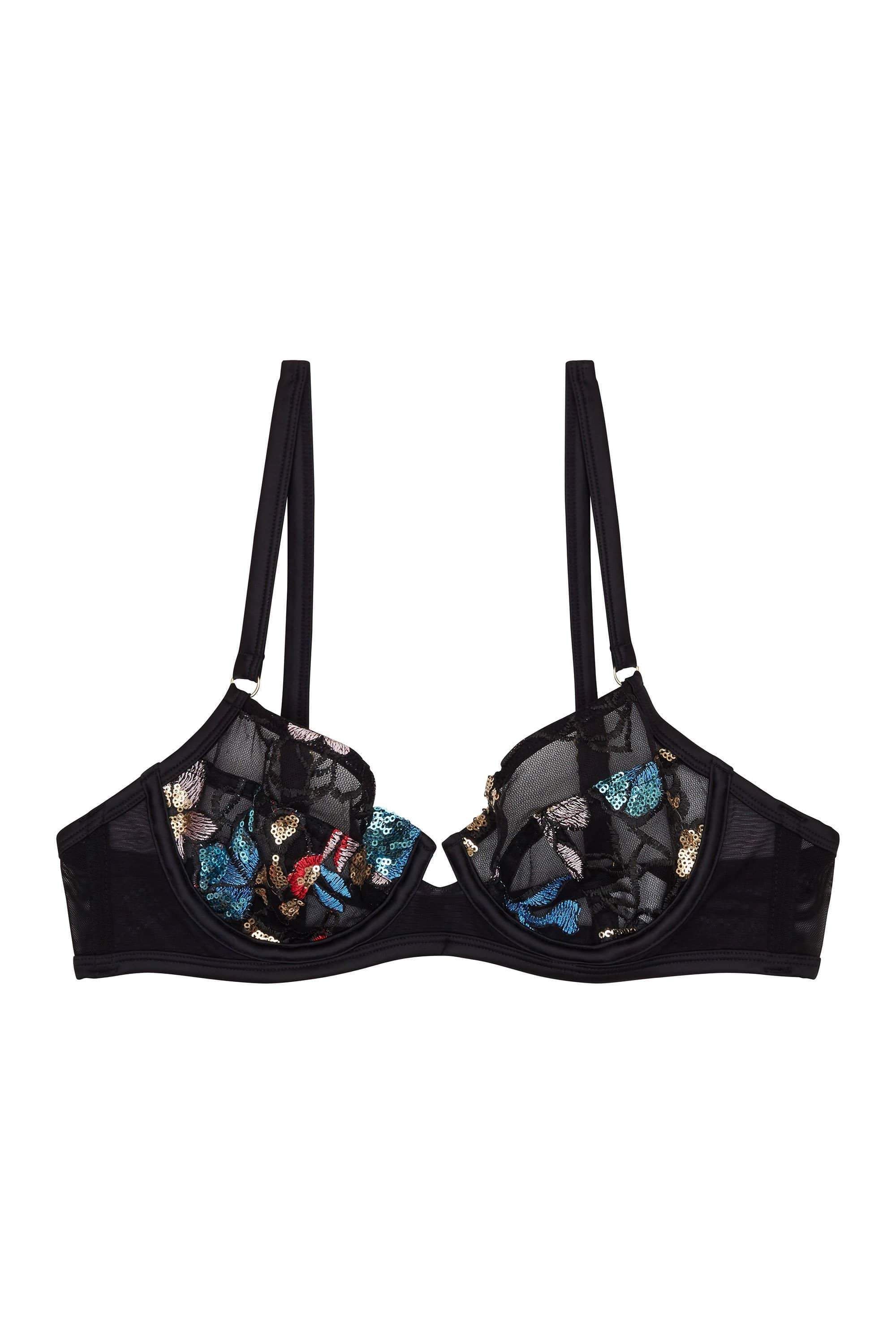 Felicity Hayward Elly Sequin Black Bra Core - Image 2