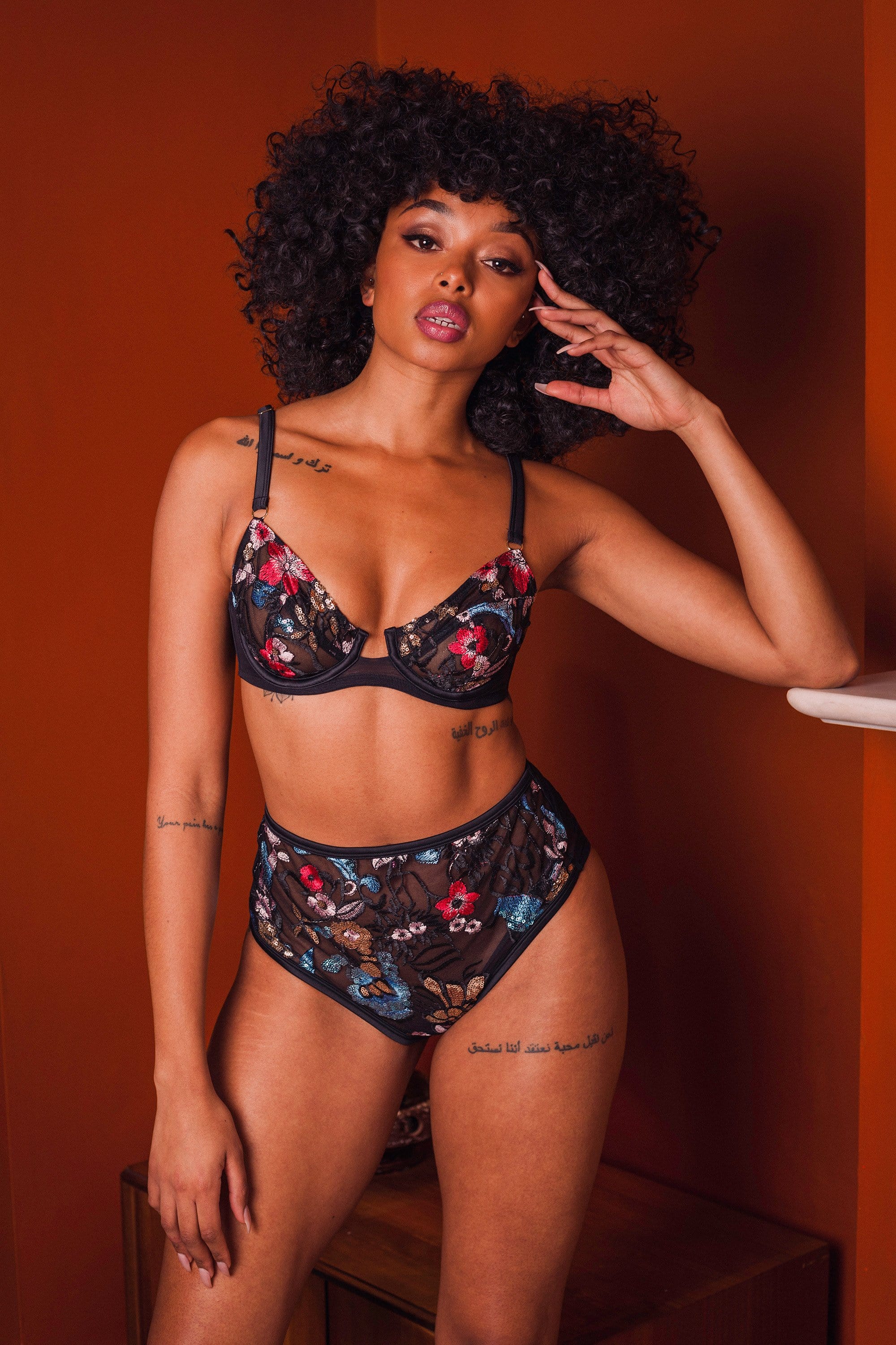 Felicity Hayward Elly Sequin Black HW Brief Core - Image 2