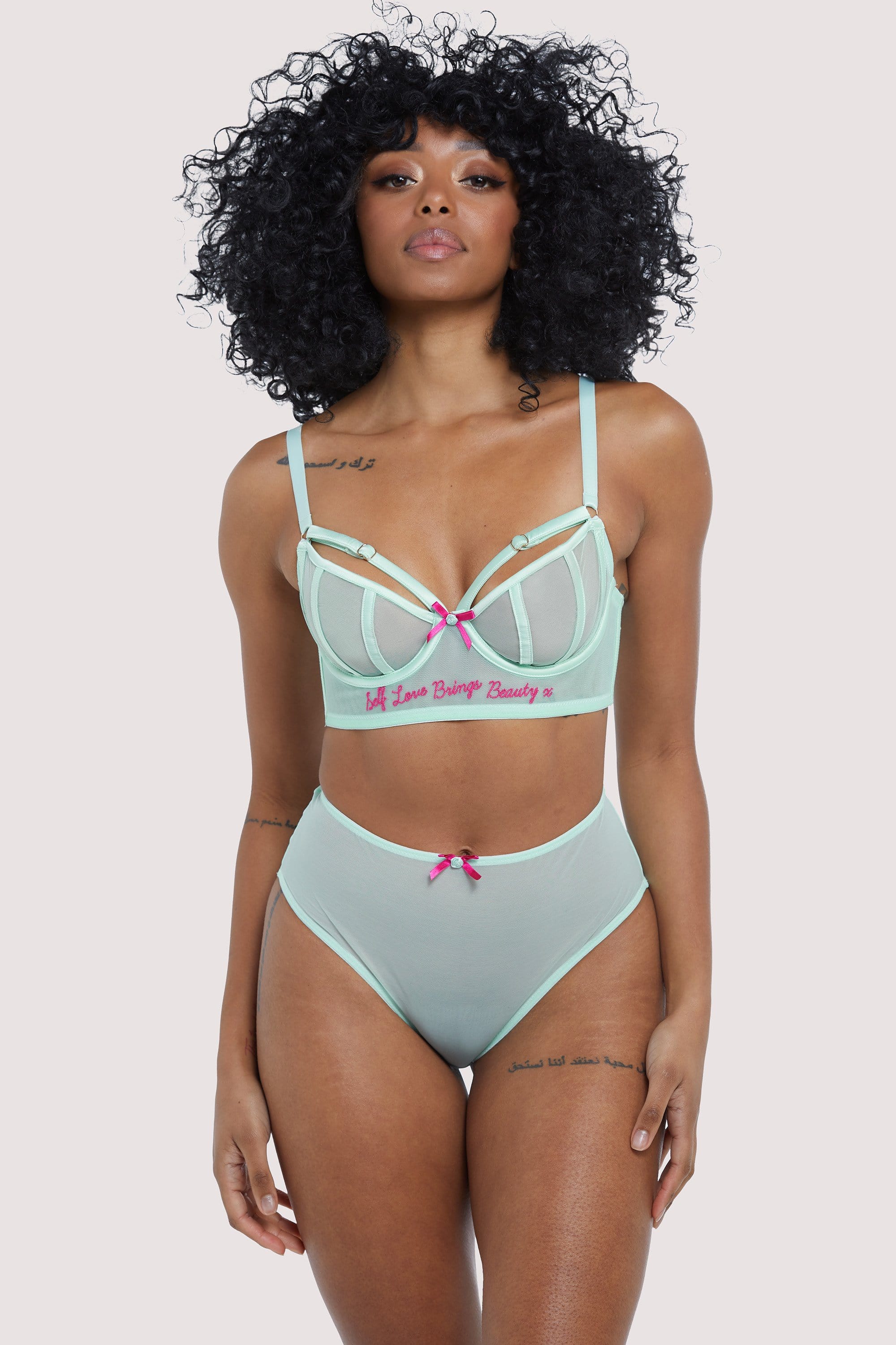 Felicity Hayward High Waist Mint Brief - Image 2