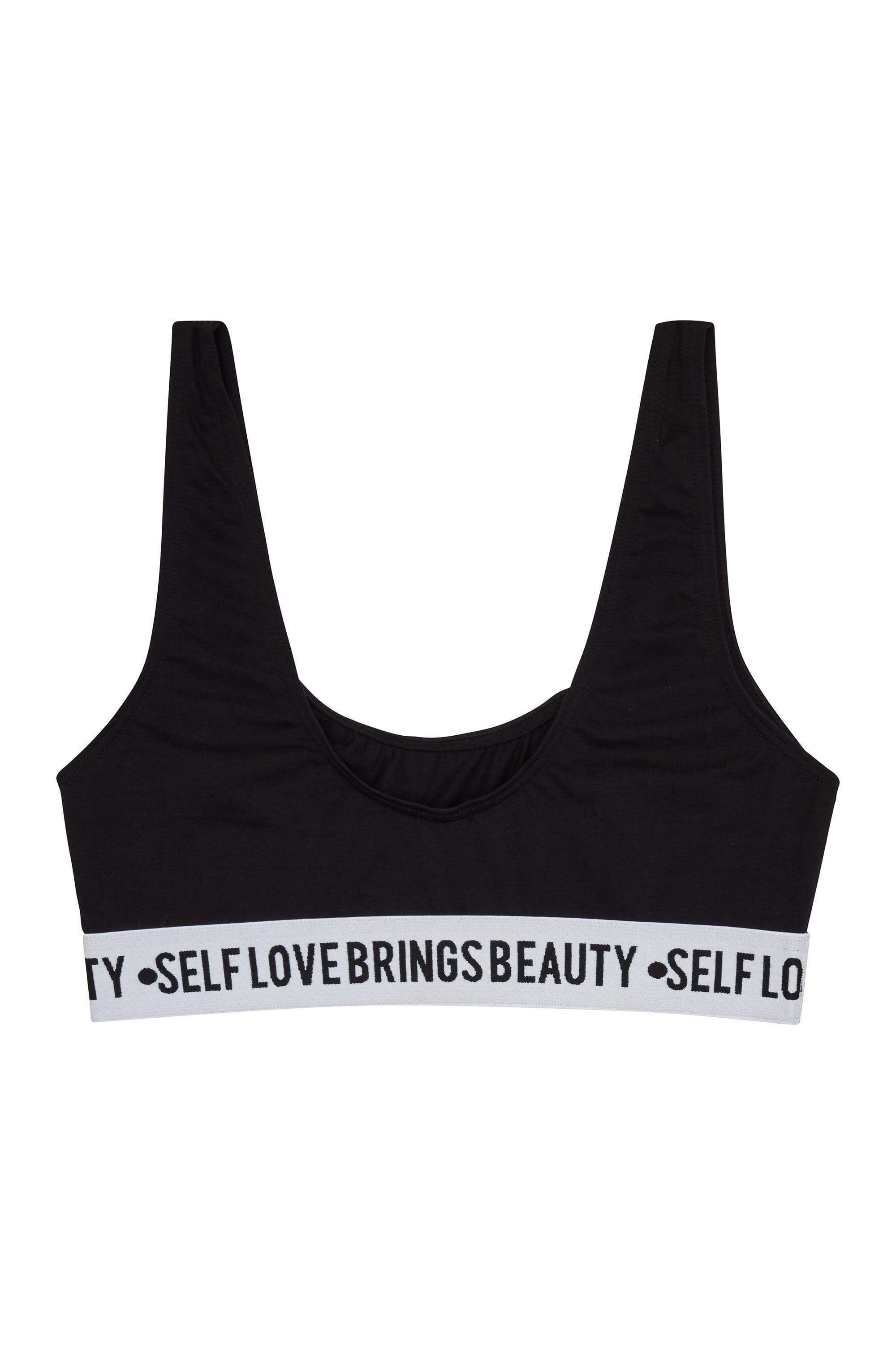 Felicity Hayward Self Love Black Crop Top - Image 7