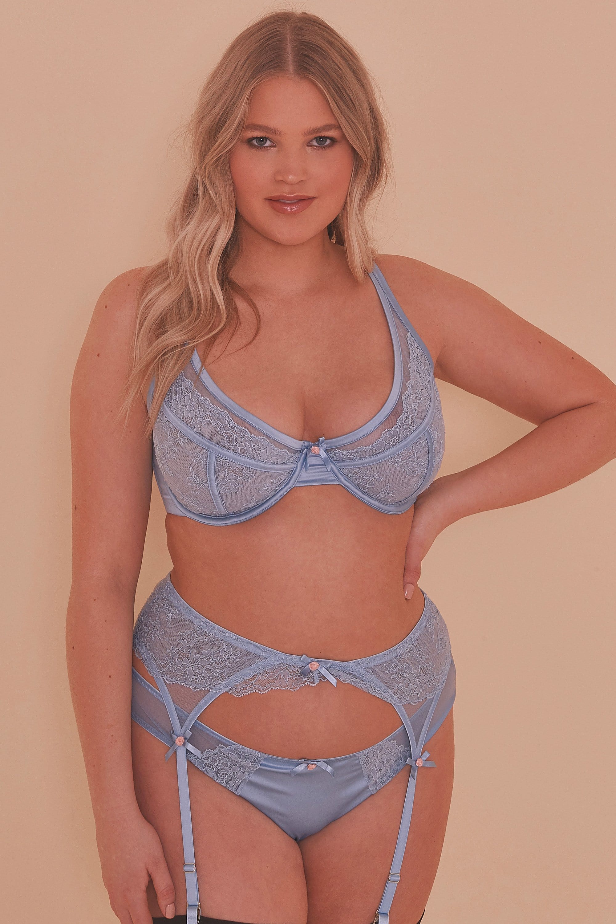 Felicity Hayward Sybil Baby Blue Brazilian Brief Curve - Image 4