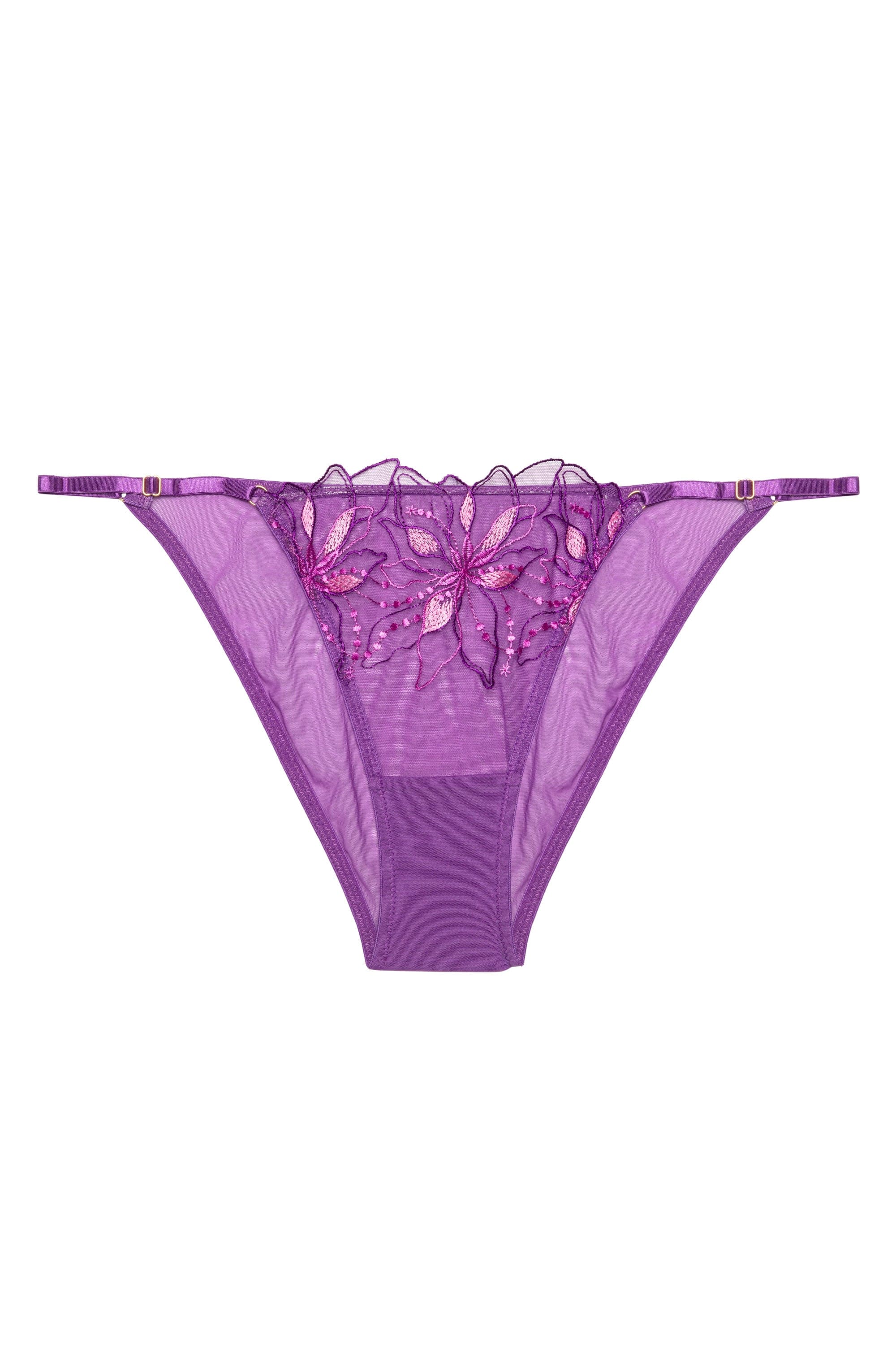 Walpole Purple Embroidered Brazillian Tanga Brief - Image 8