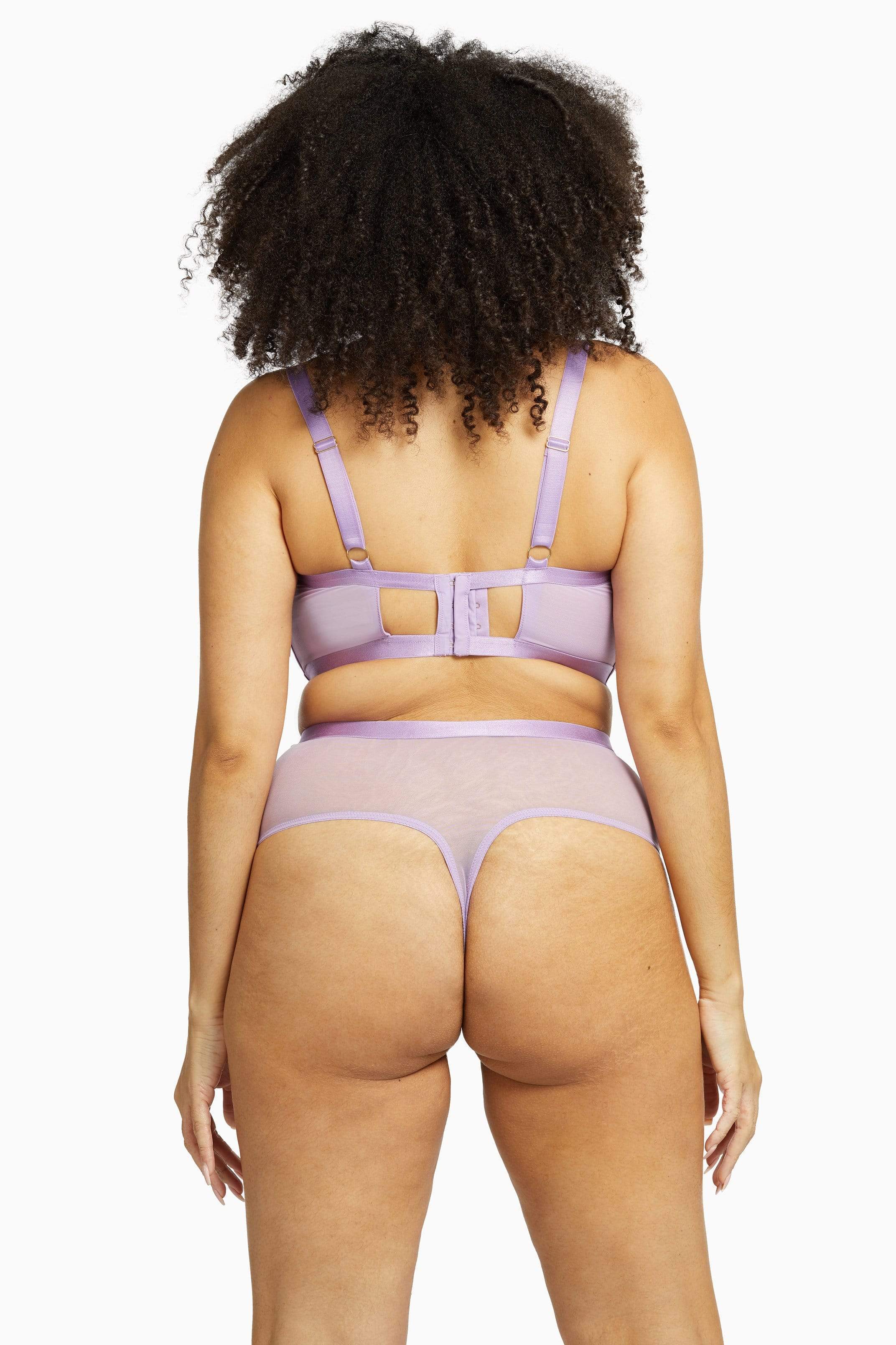 Fenella Lace and Net Longline Bra Core - Image 13