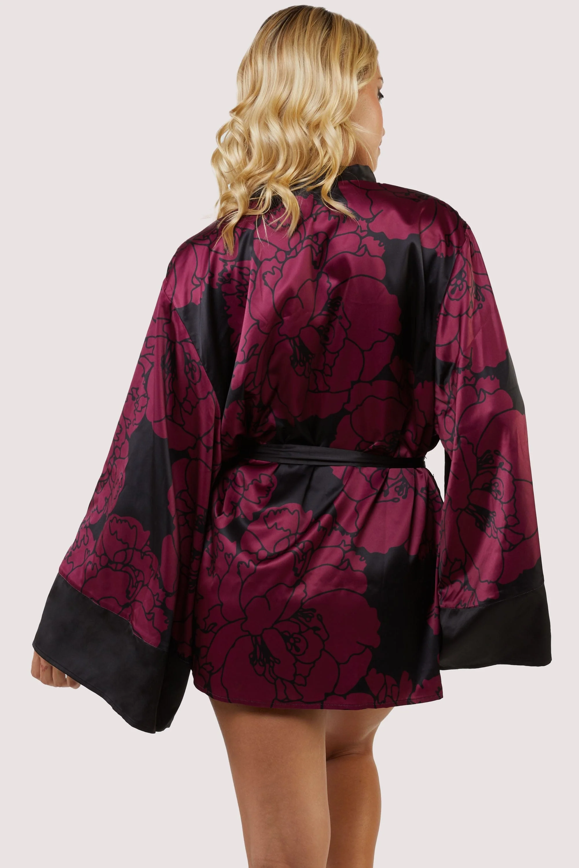 Florence Oversized Floral Print Kimono - Image 4