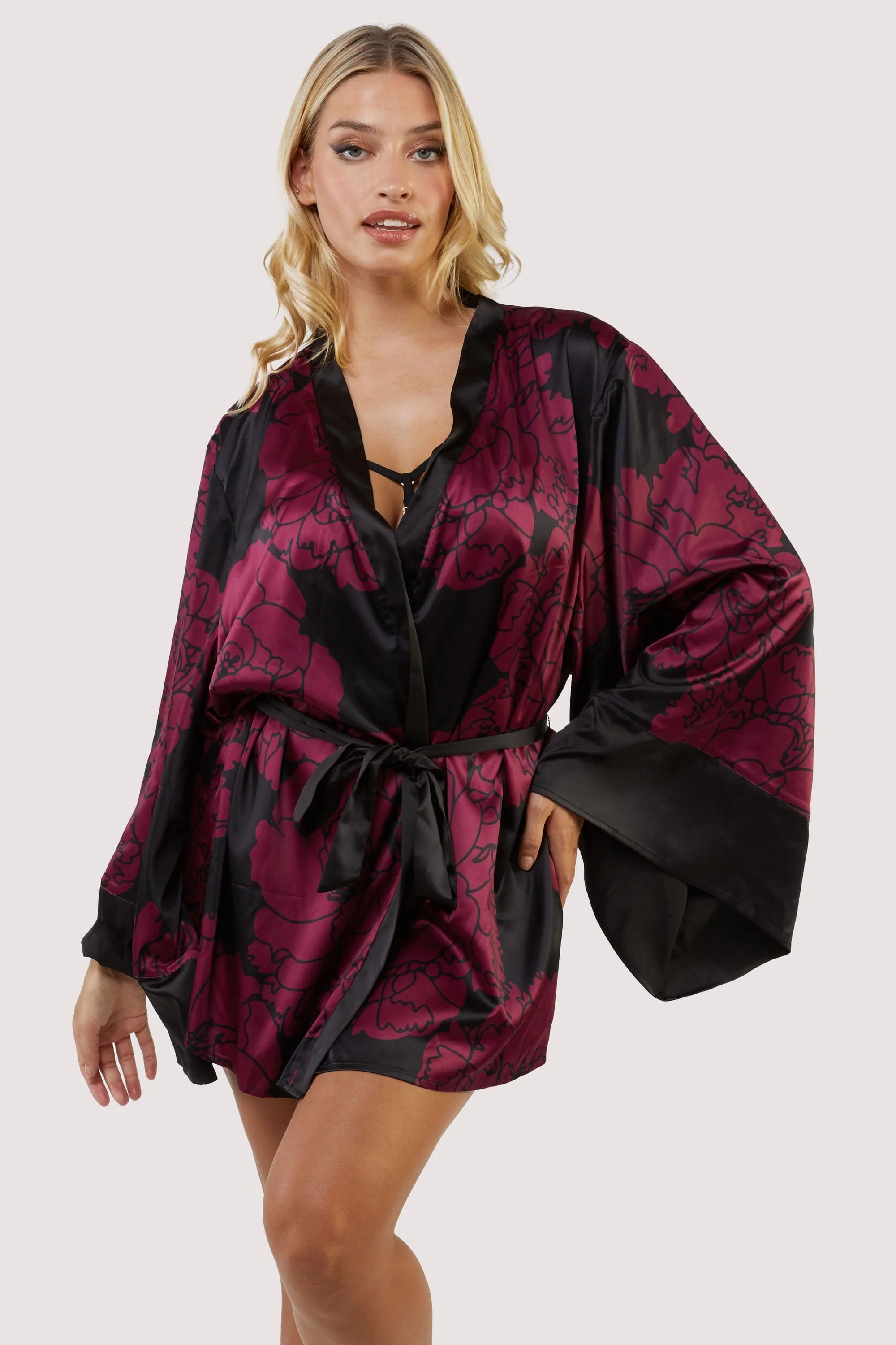 Florence Oversized Floral Print Kimono - Image 5