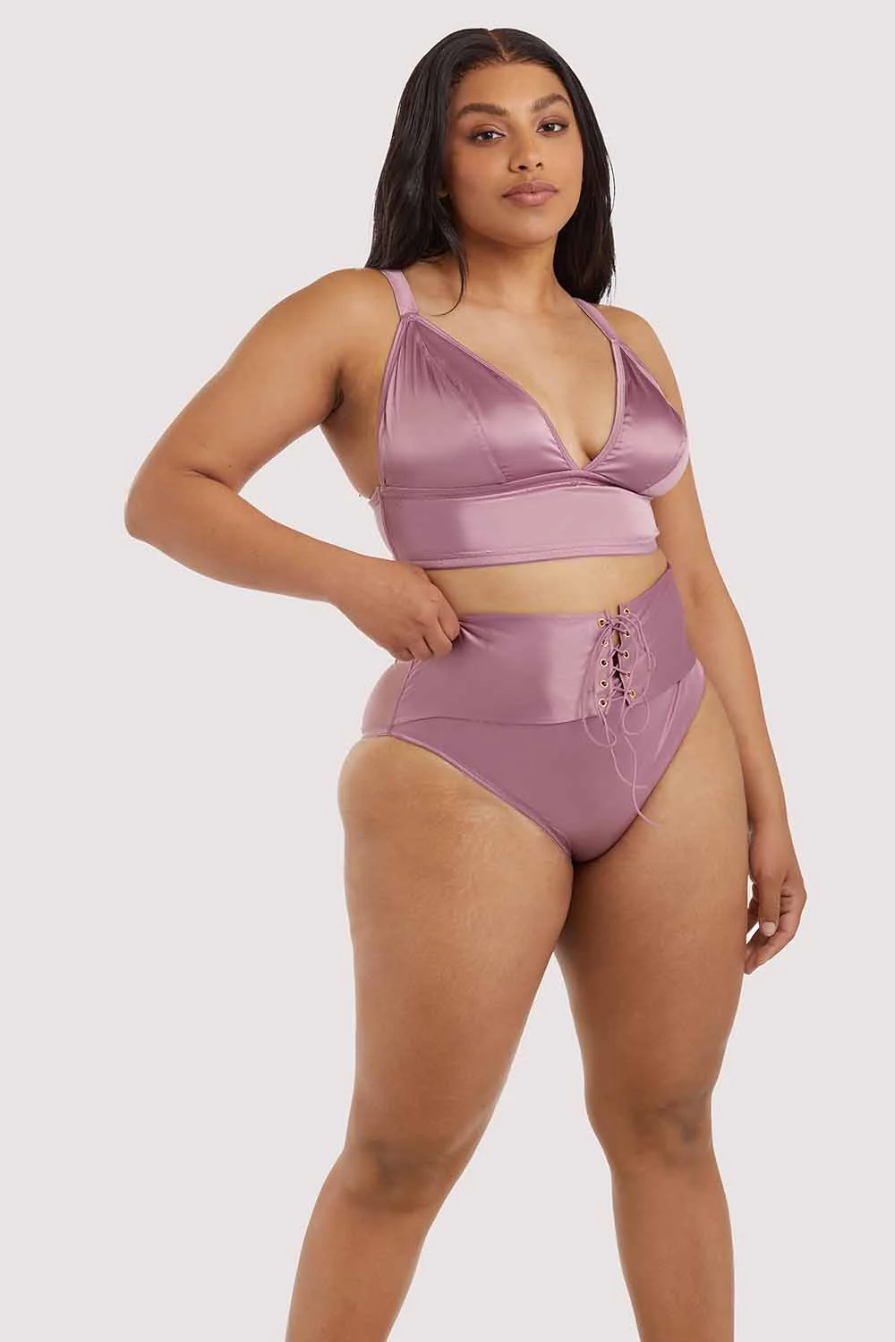 Gabi Fresh Eagan Blush Satin Bralette - Image 4