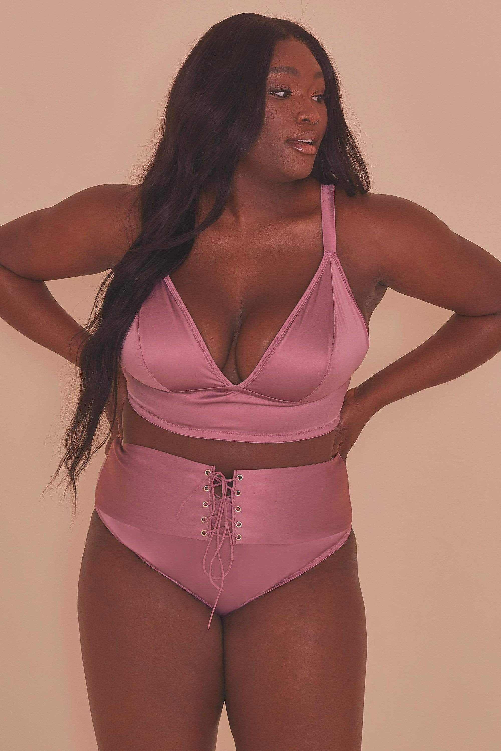 Gabi Fresh Eagan Blush Satin Bralette - Image 7