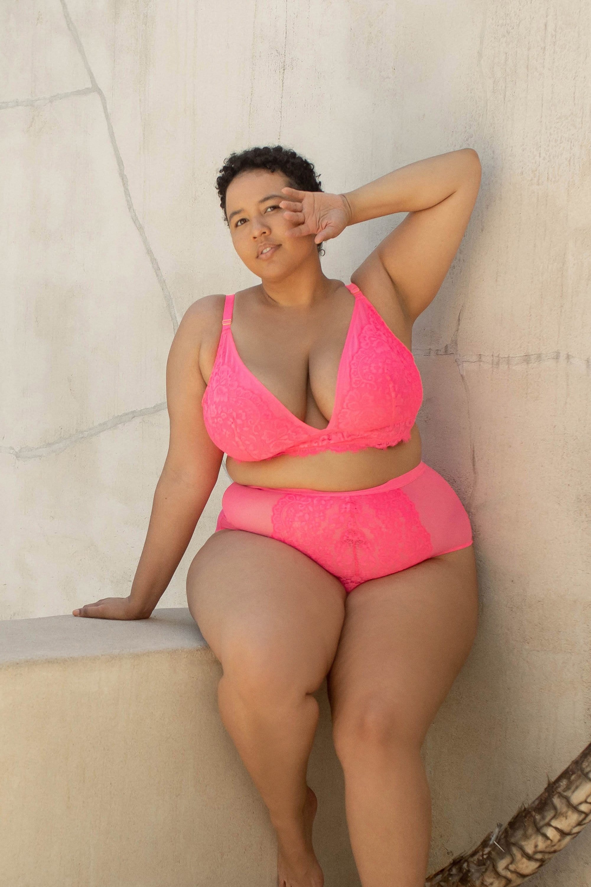 Gabi Fresh Bella Lace Soft Cup Bra Pink - Image 2
