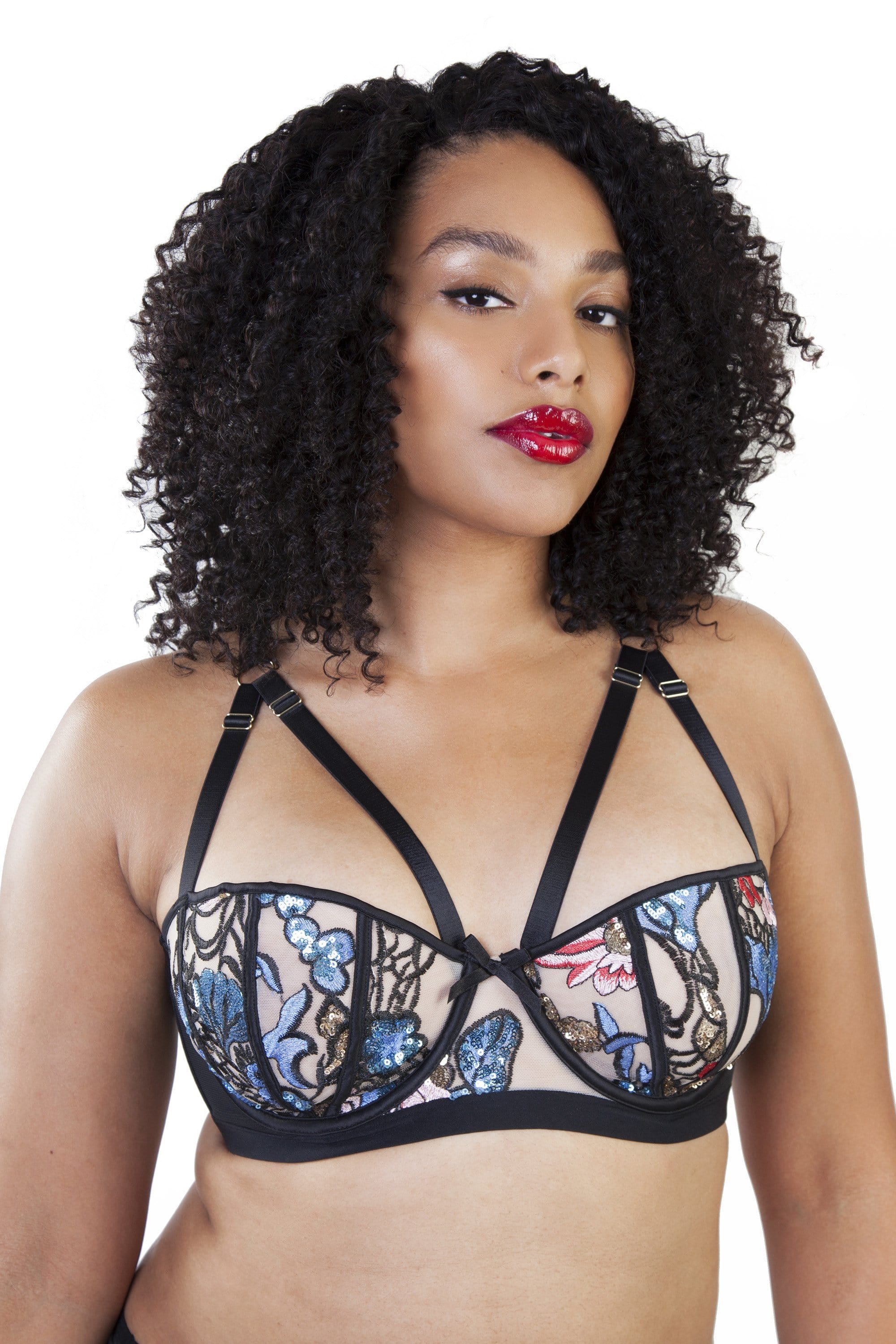 Gabi Fresh Celeste Sequined Embroidered Bra - Image 2