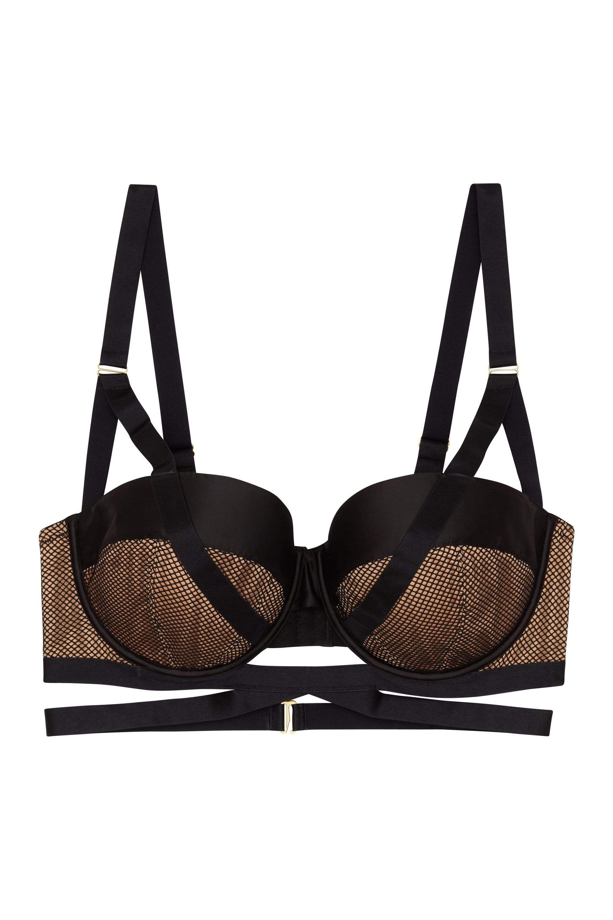 Brooklyn Fishnet Strappy Bra - Image 6