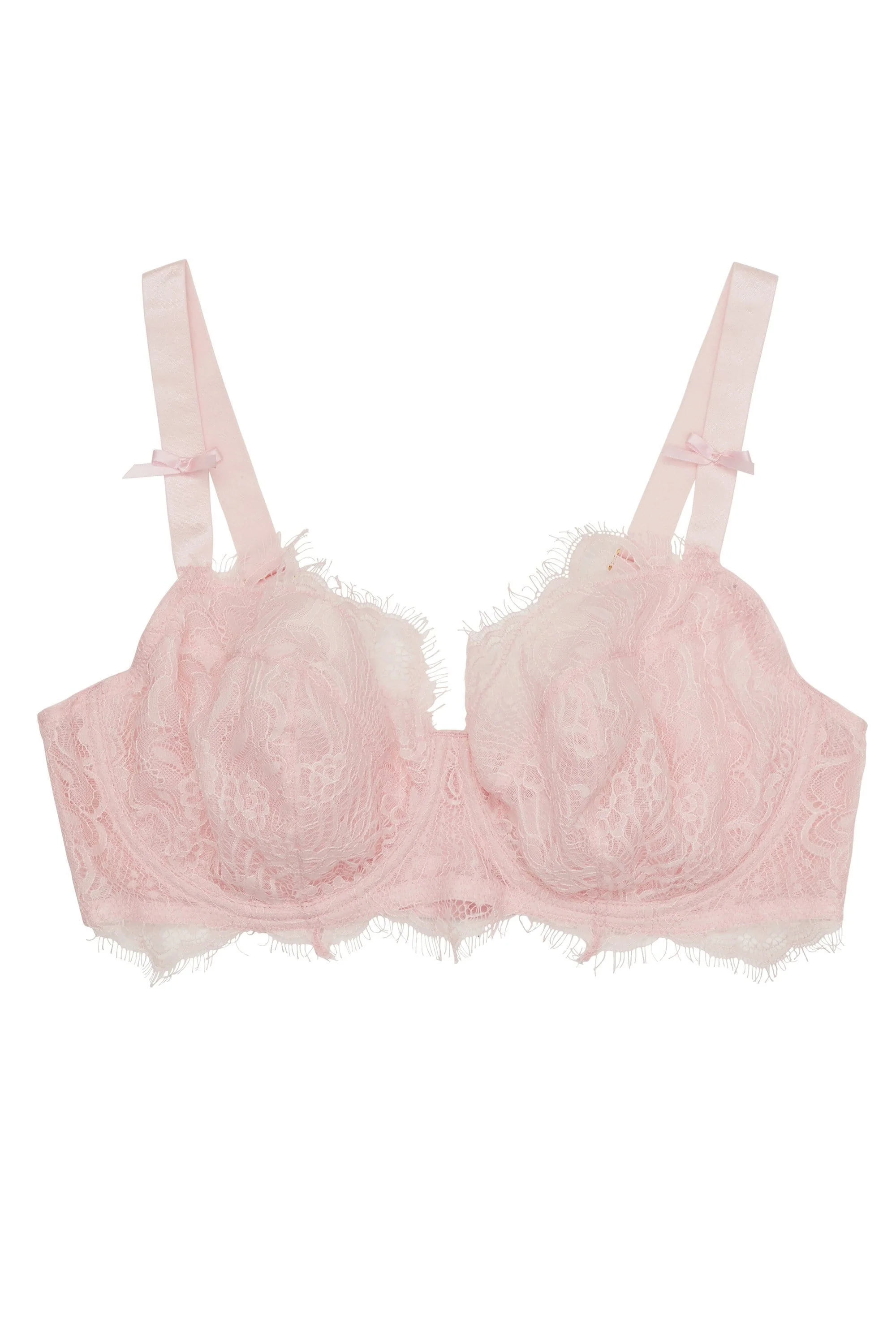 Gabi Fresh Holly Blush Pink Mesh & Lace Bra - Image 2
