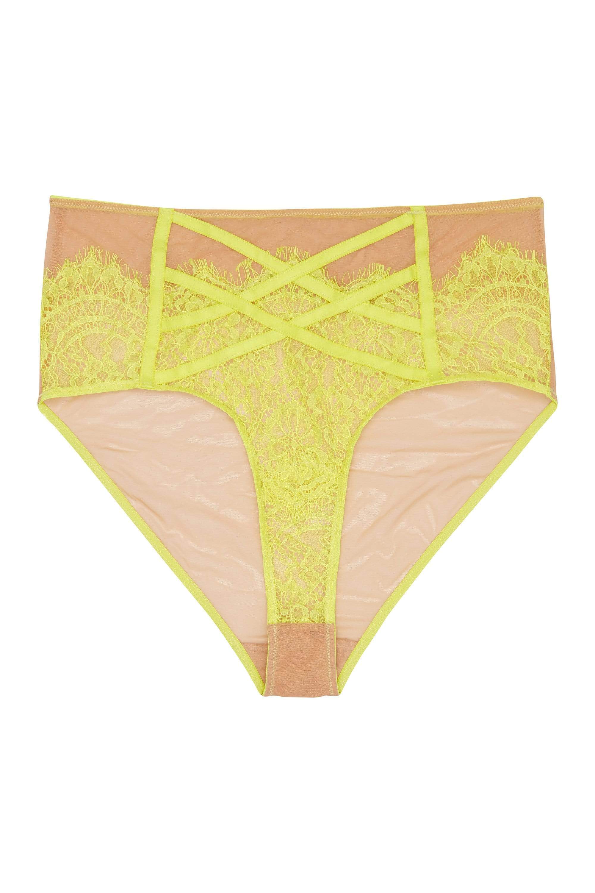 Kinsley Neon Strappy High Waist Brief - Image 3