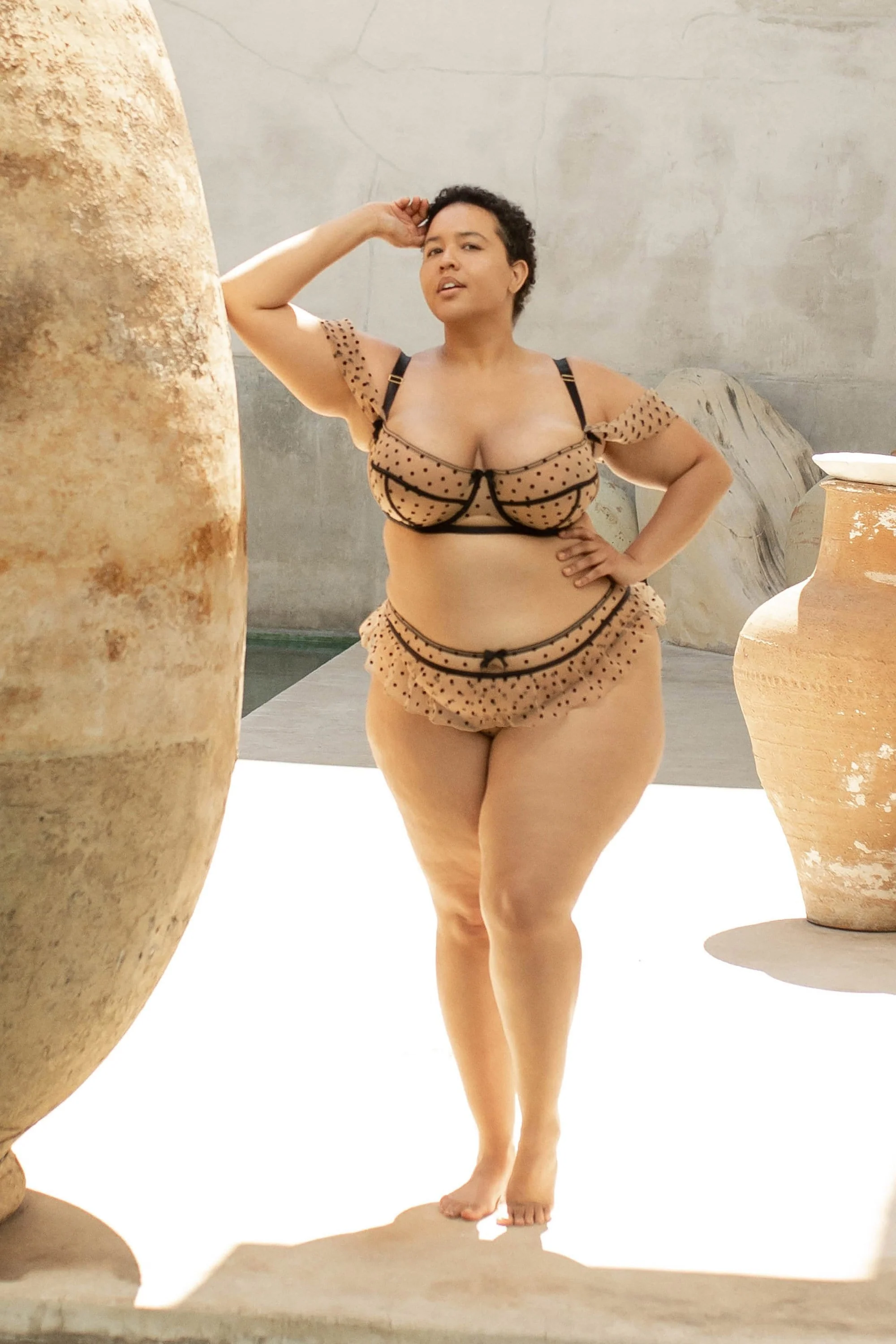Gabi Fresh Willow Puff Sleeve Bra - Image 3