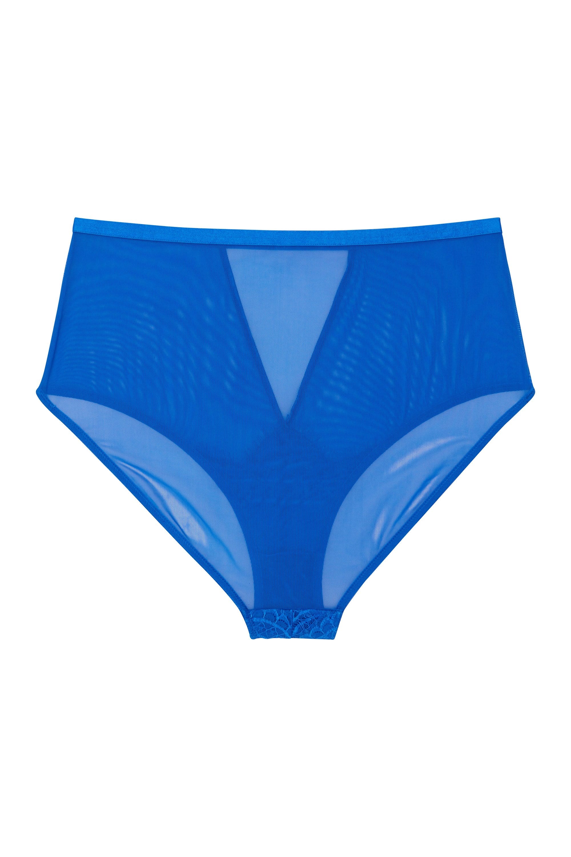 Lyla Strappy Cobalt High Waist Knicker - Image 5