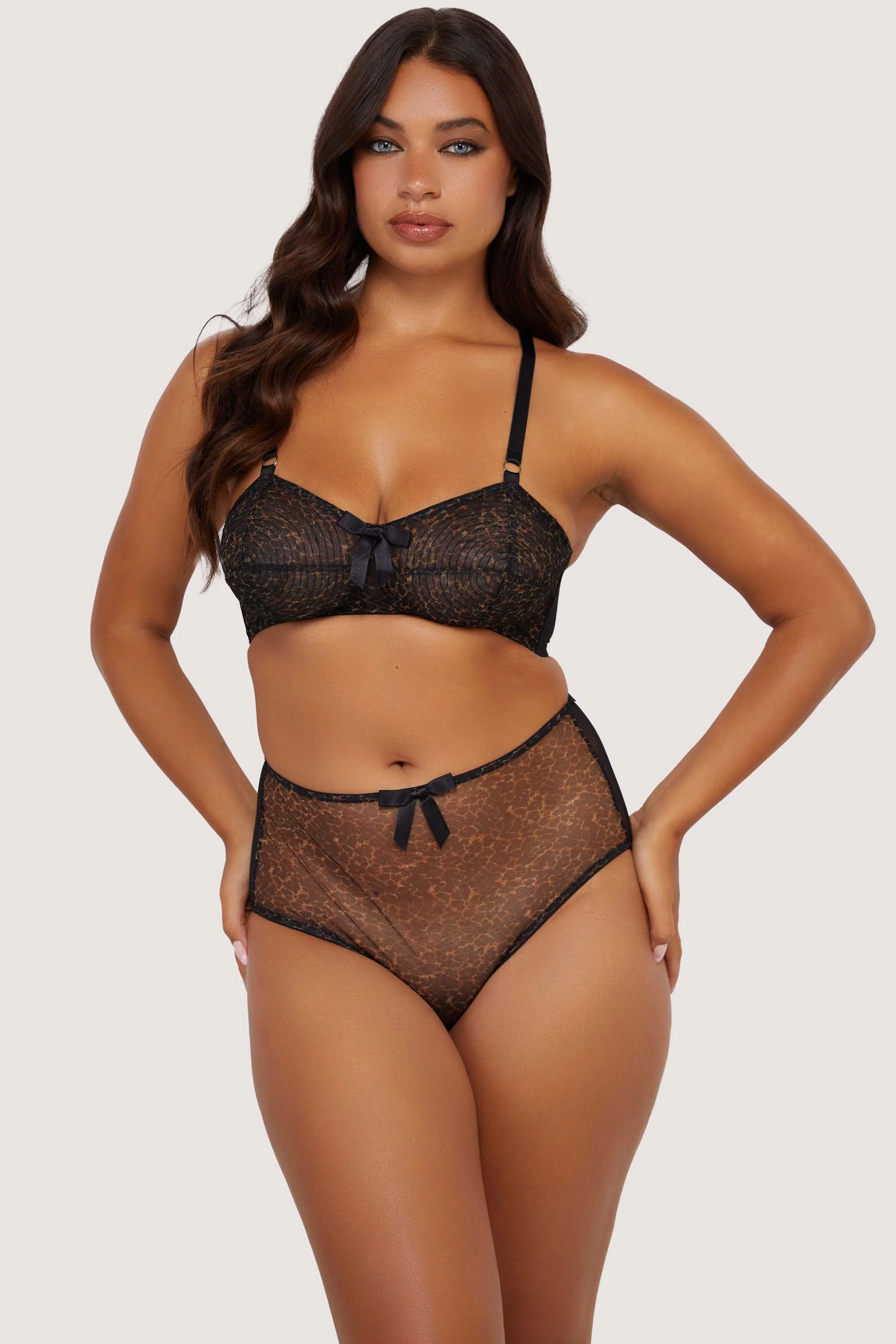 Hazel Leopard Print Classic High Waist Brief - Image 2
