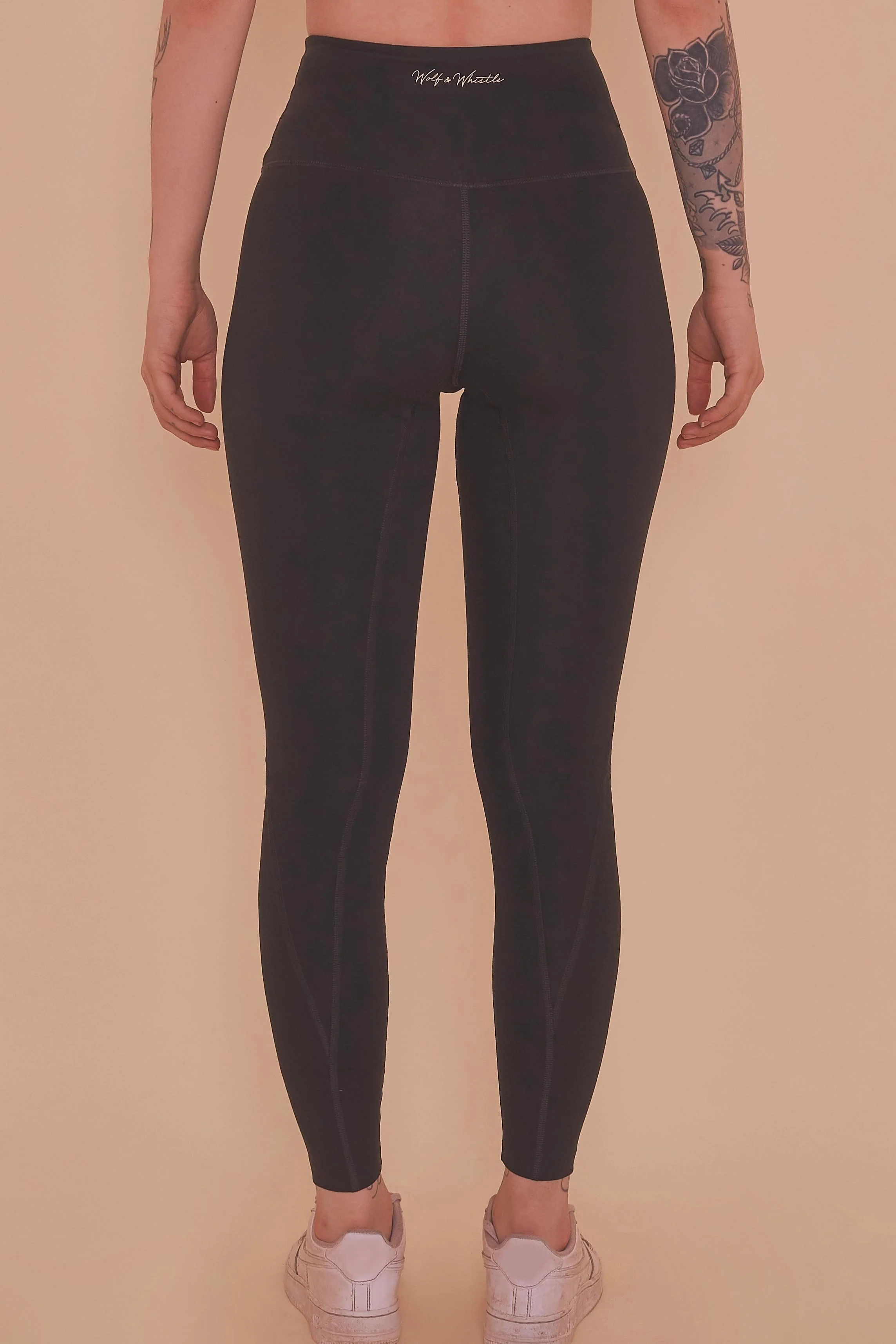 High Waist Leggings Black - Image 5