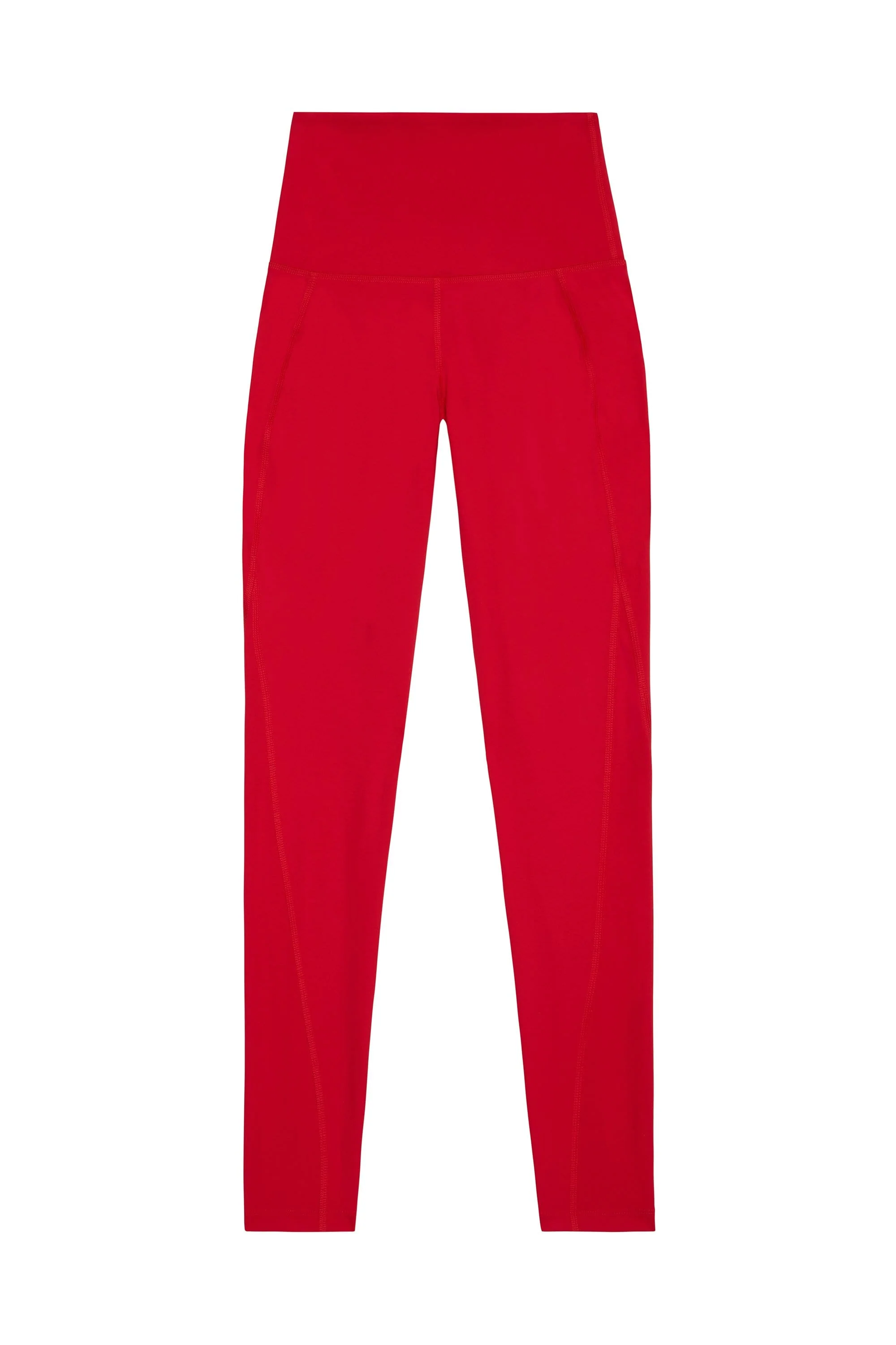 High Waist Leggings Red Curve - Image 3