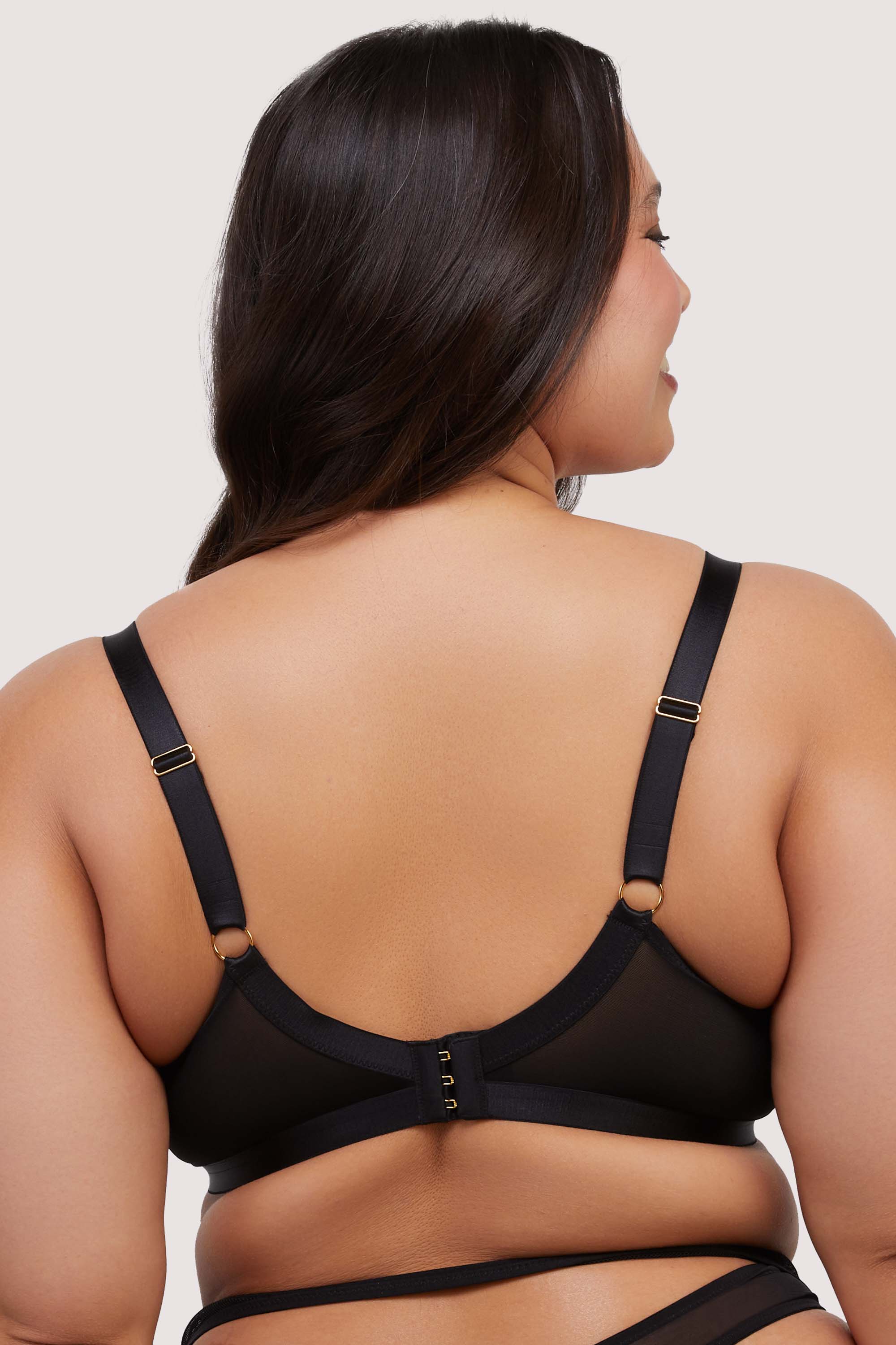 Holland Black Strappy Fishnet and Mesh Set - Image 17