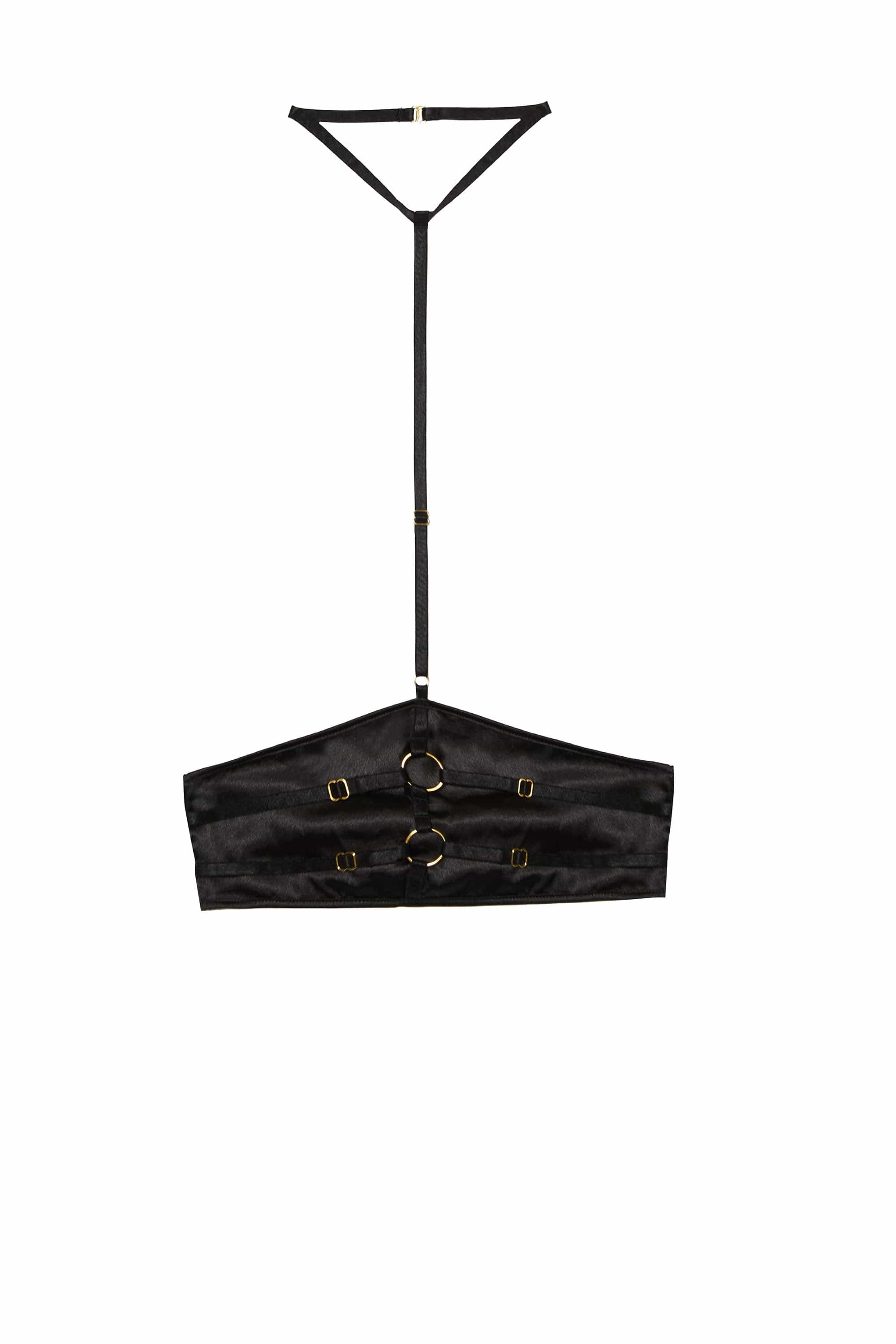 Sylvia Black Harness Waspie - Image 4