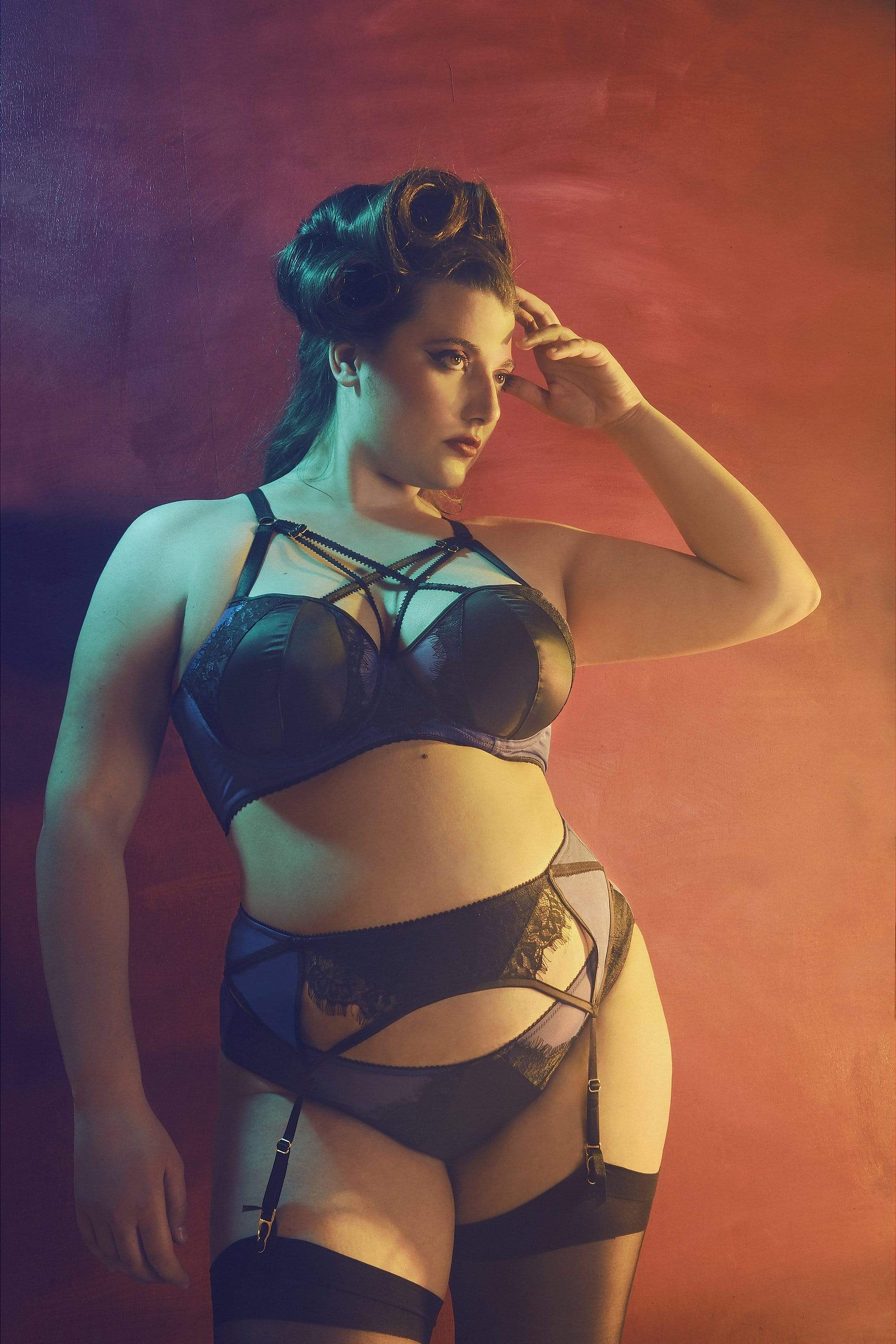Indigo Lace Picot Brief - Image 7