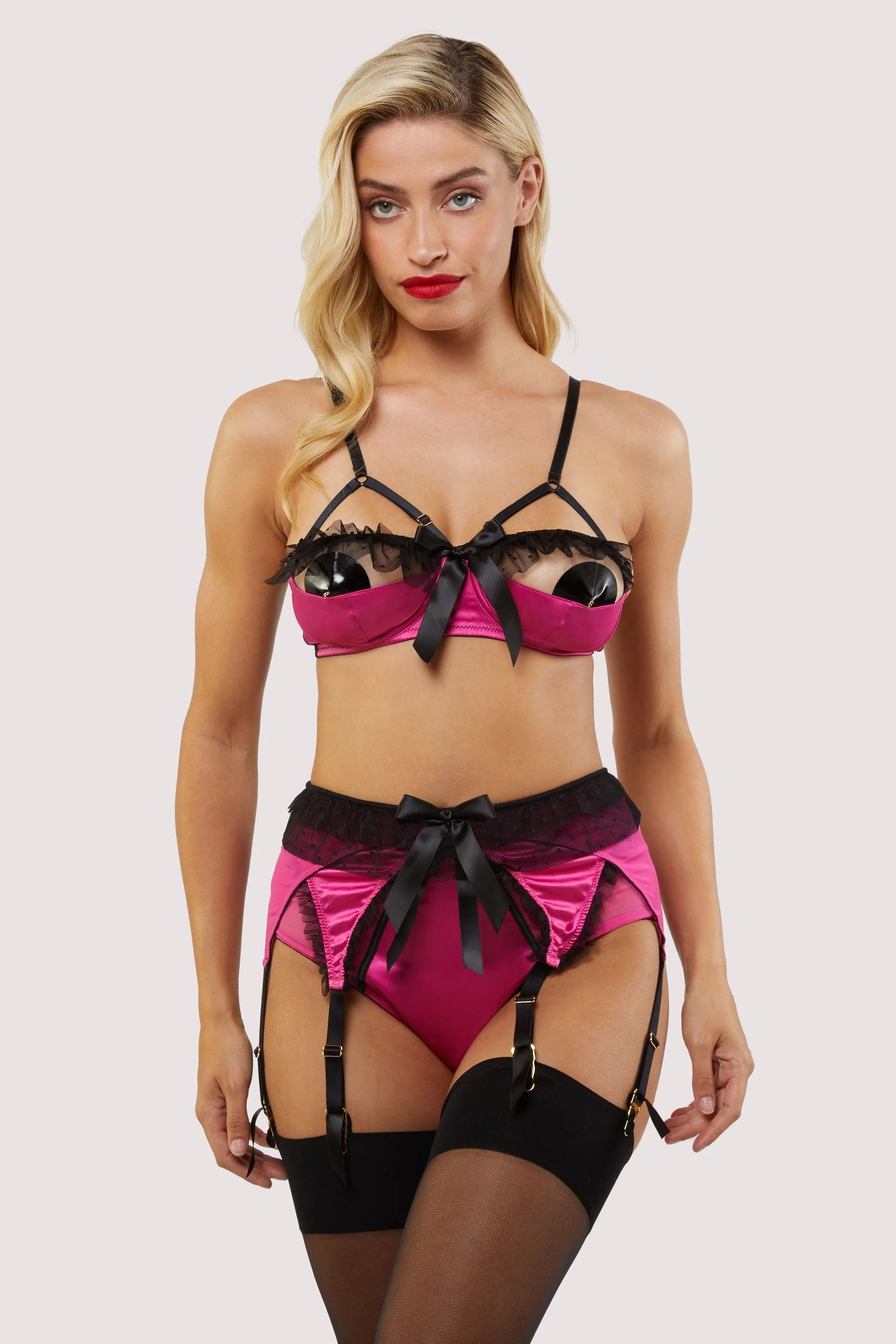 Inga Pink Ruffle Balconette B - Image 2