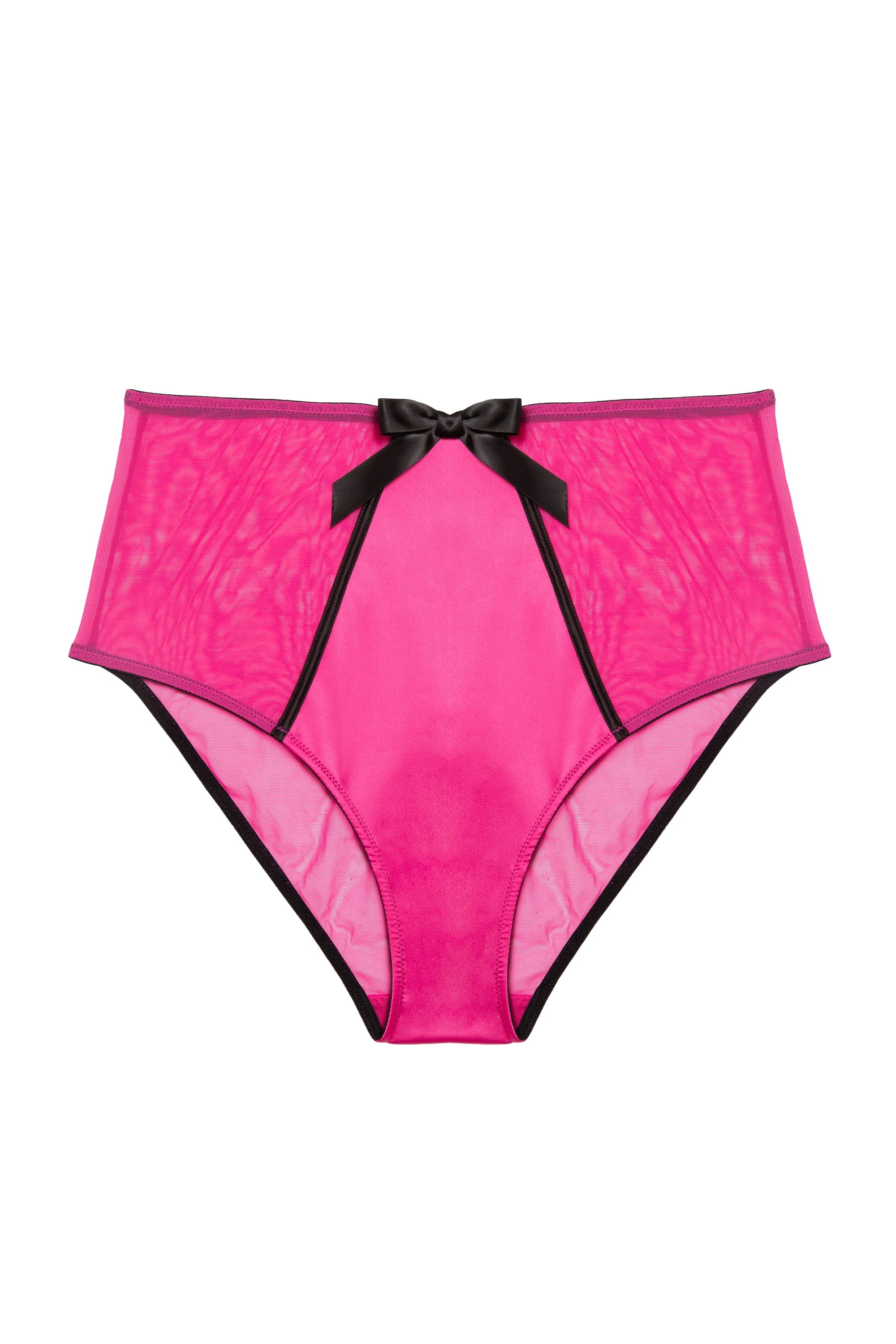 Inga Pink Ruffle High Waisted Brief - Image 4