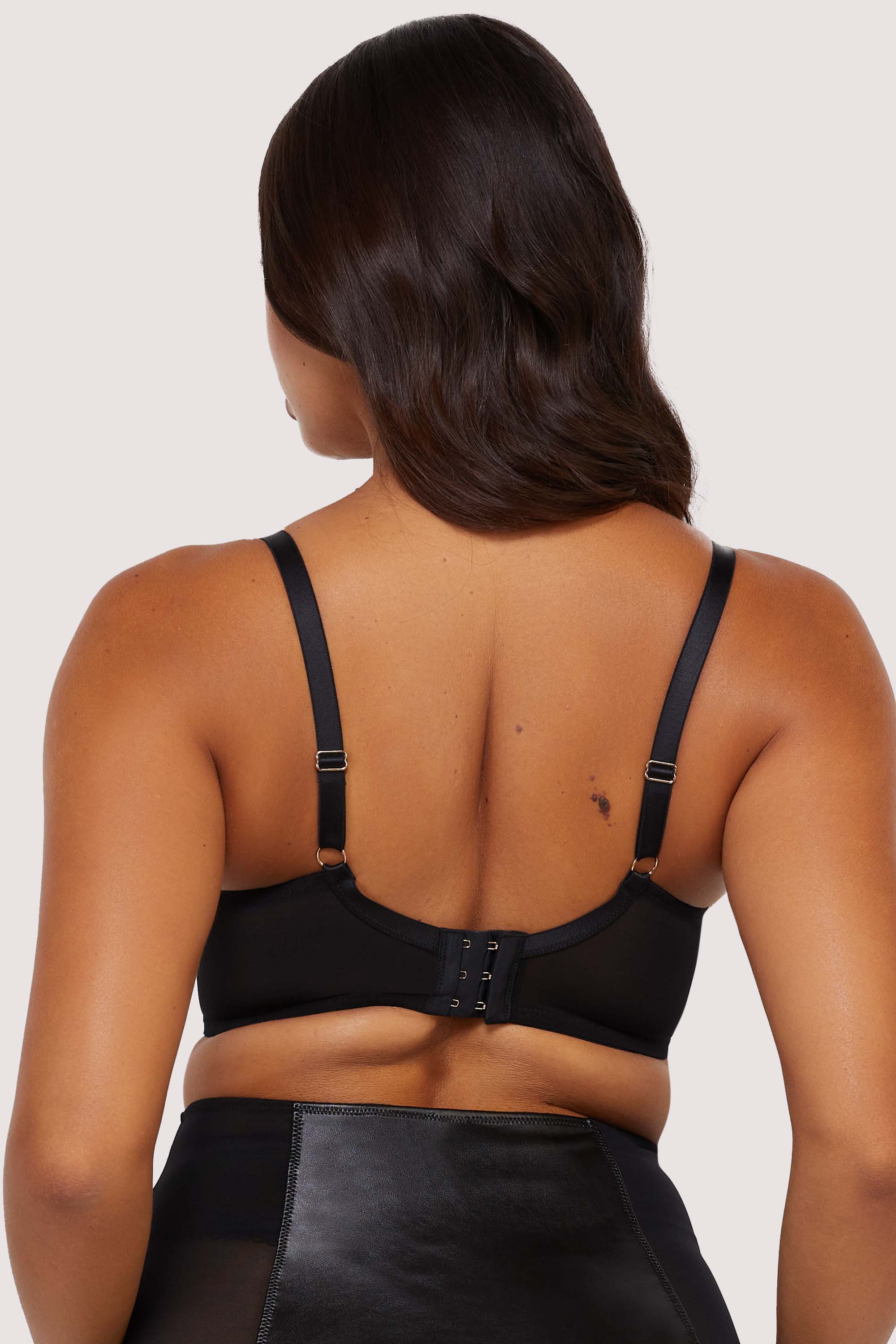 Iris Black Leatherette Padded Plunge Set - Image 5