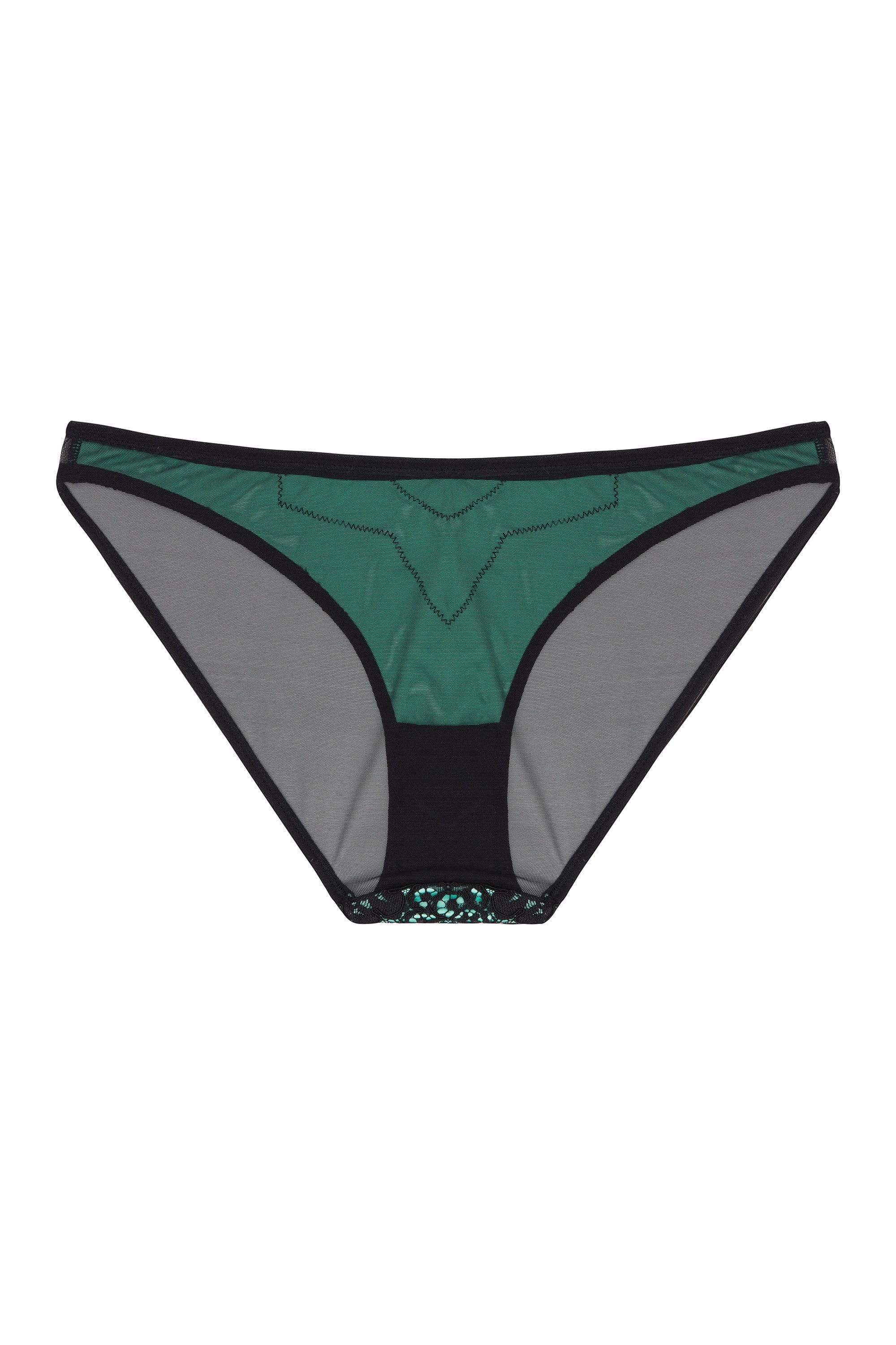 Jaquelina Mint Contrast Brazilian Brief - Image 5